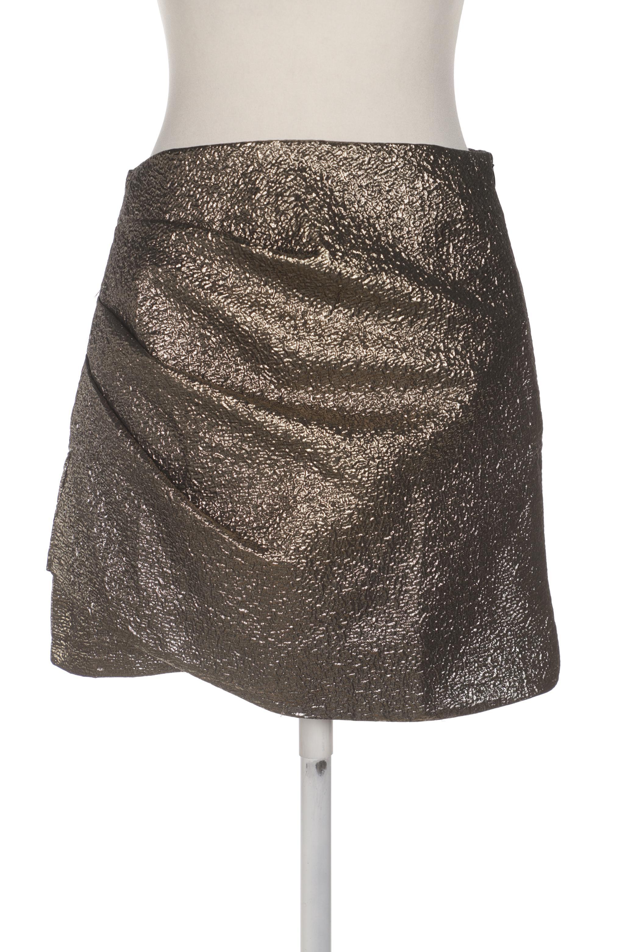 

Mango Damen Rock, gold, Gr. 36