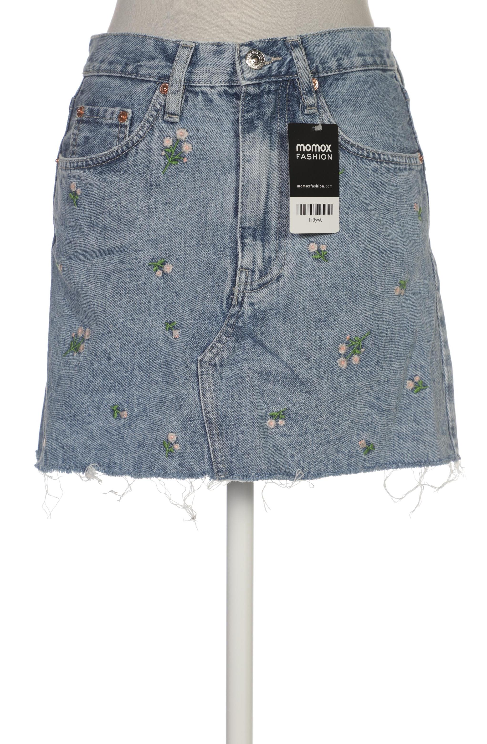 

Mango Damen Rock, blau, Gr. 34