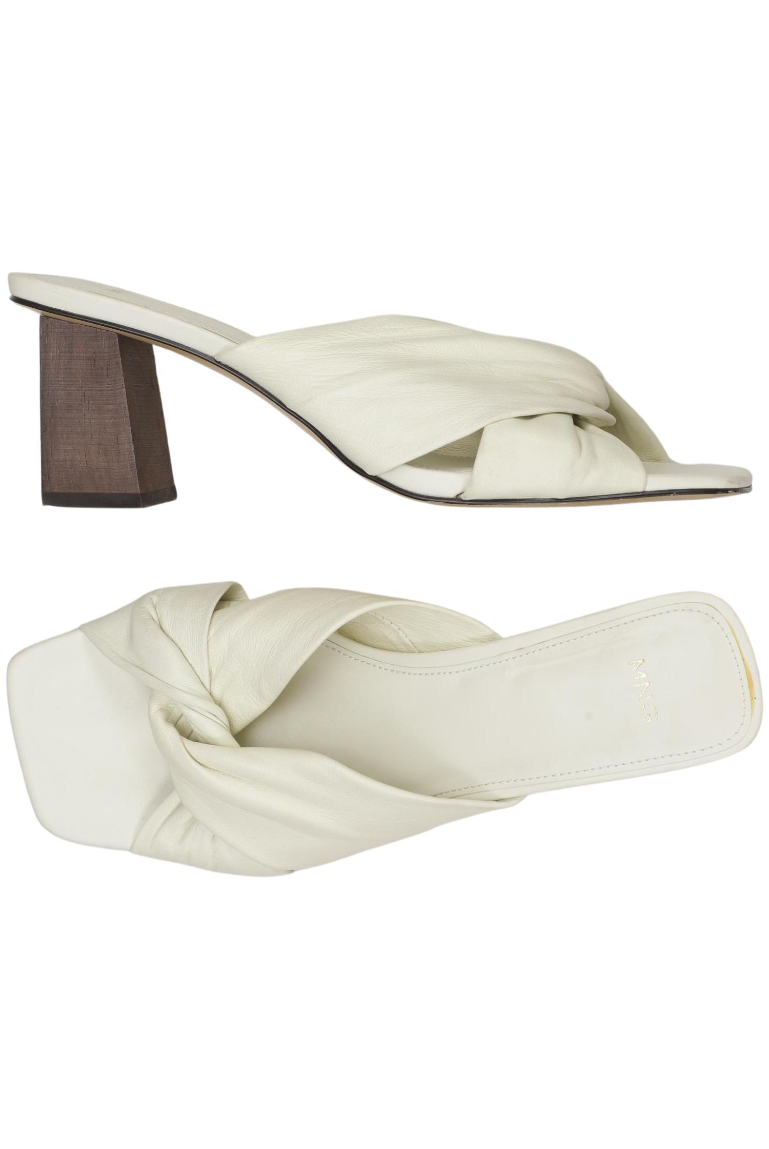 

Mango Damen Sandale, cremeweiß, Gr. 39
