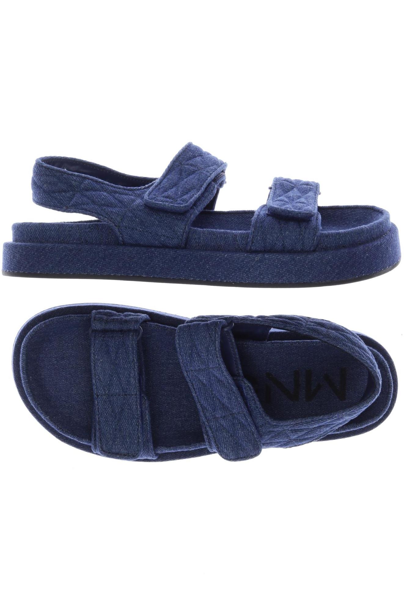 

Mango Damen Sandale, marineblau, Gr. 36