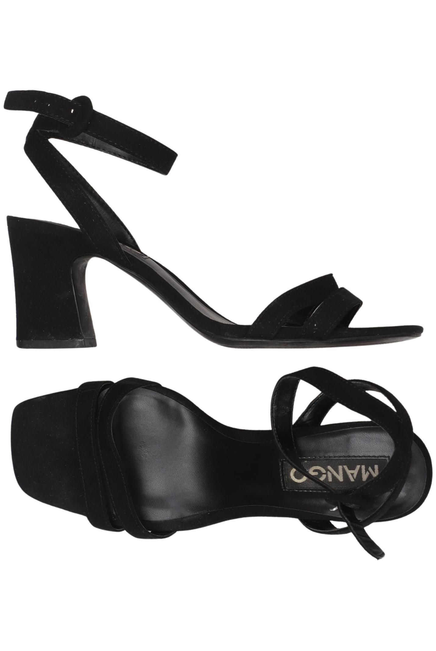 

Mango Damen Sandale, schwarz, Gr. 38