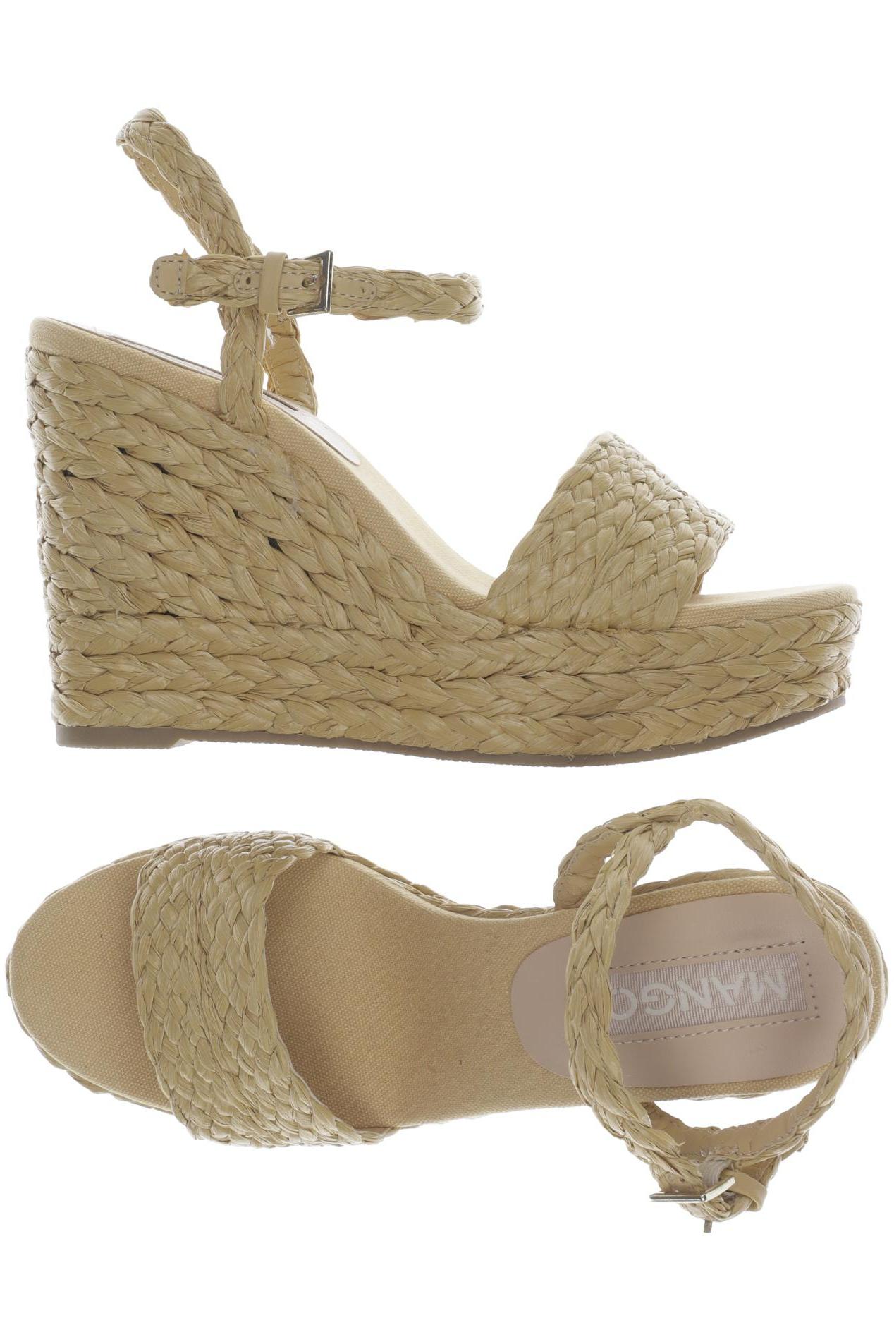 

MANGO Damen Sandale, beige