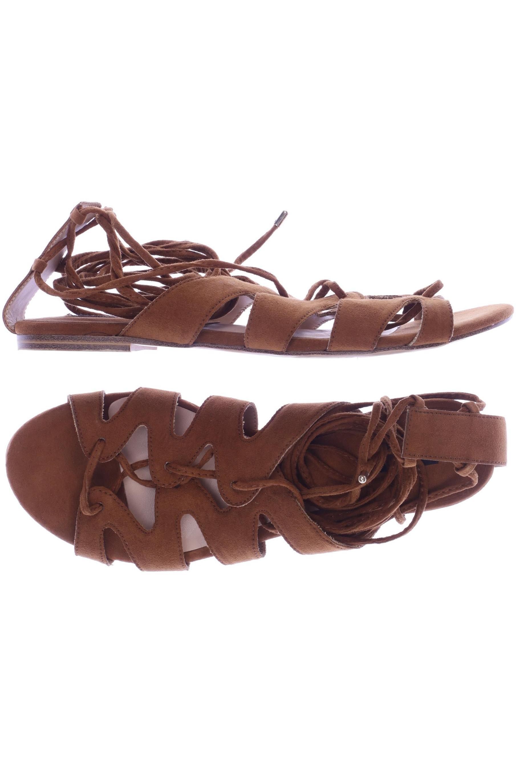 

Mango Damen Sandale, braun, Gr. 38