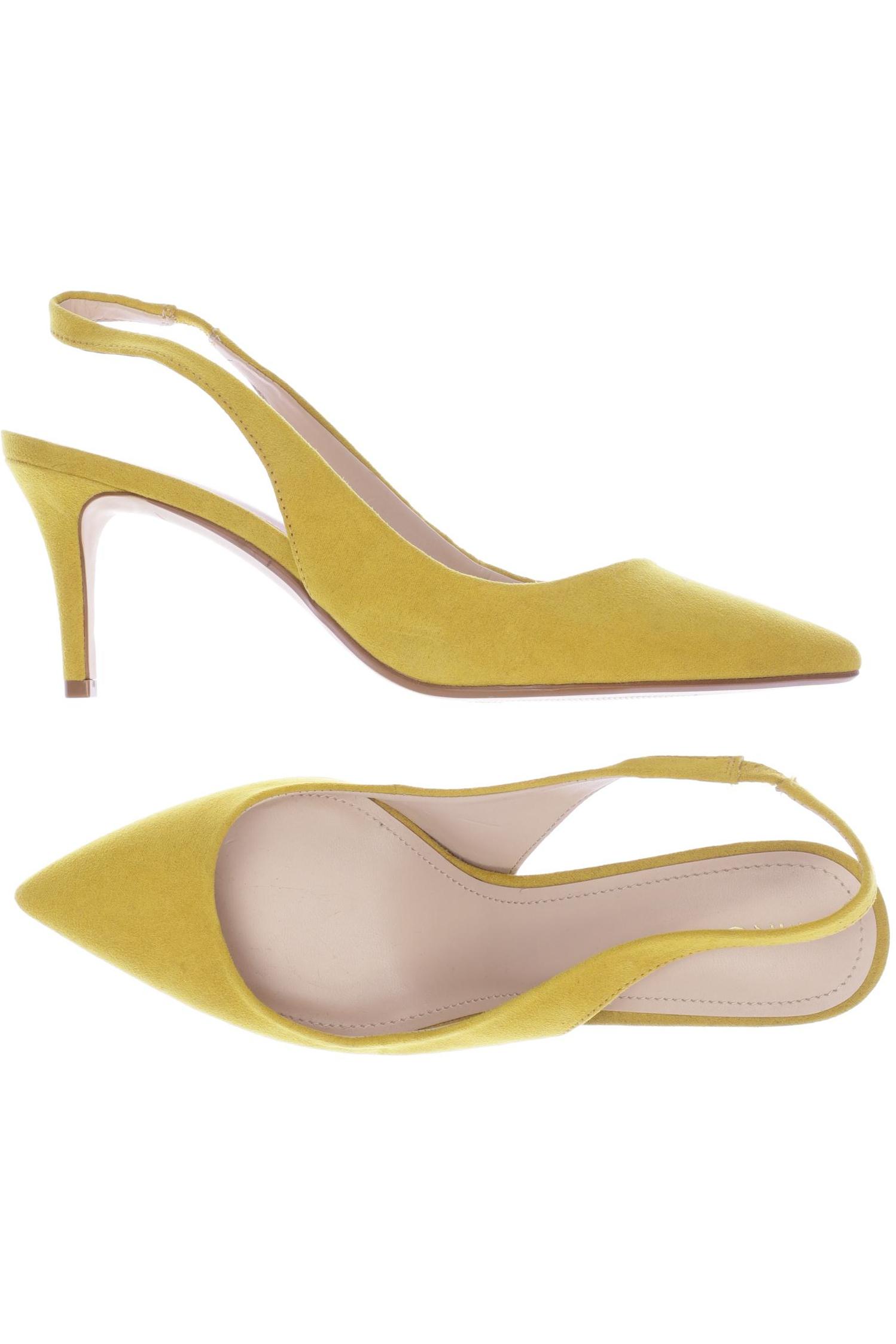 

MANGO Damen Sandale, gelb