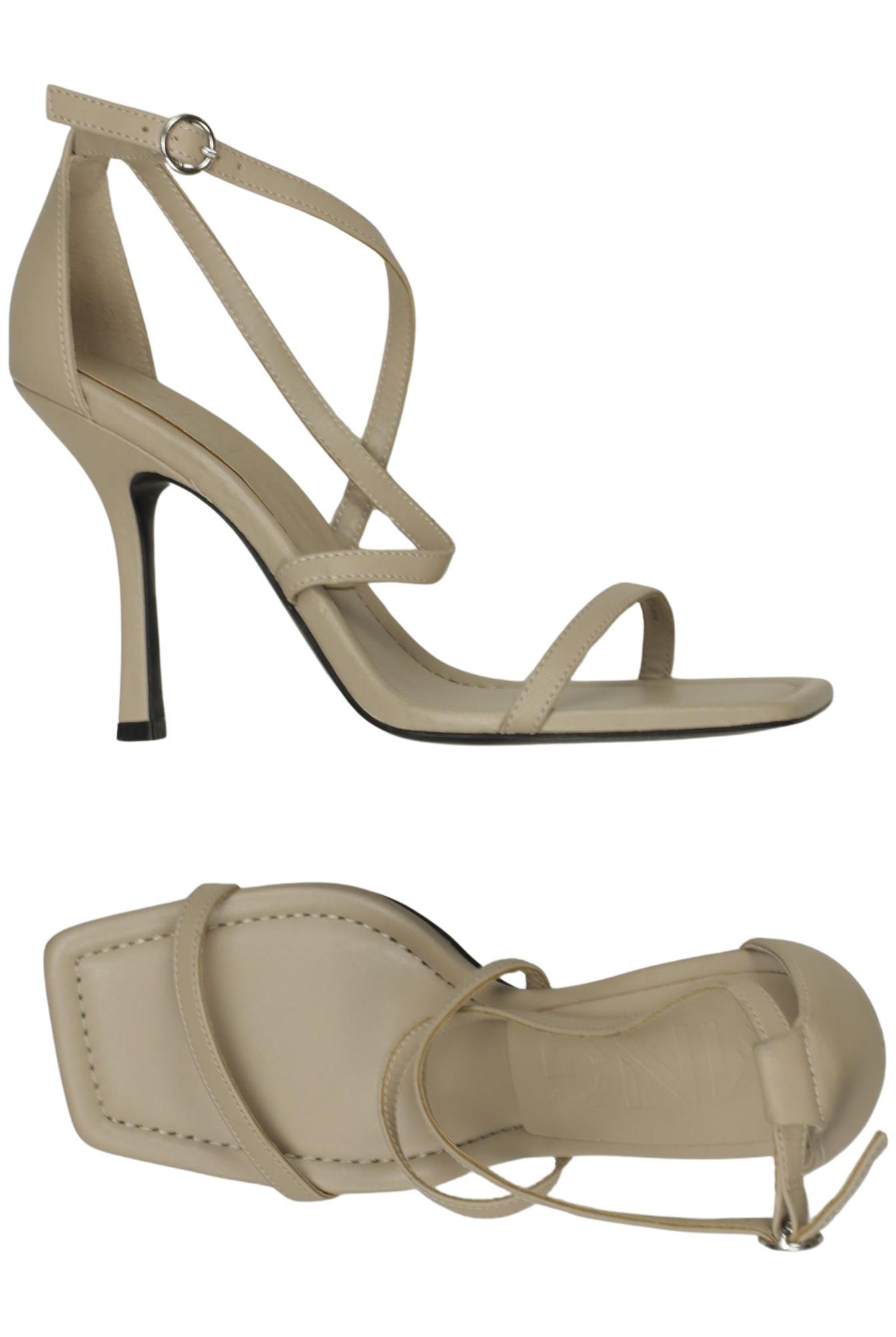 

Mango Damen Sandale, beige, Gr. 39