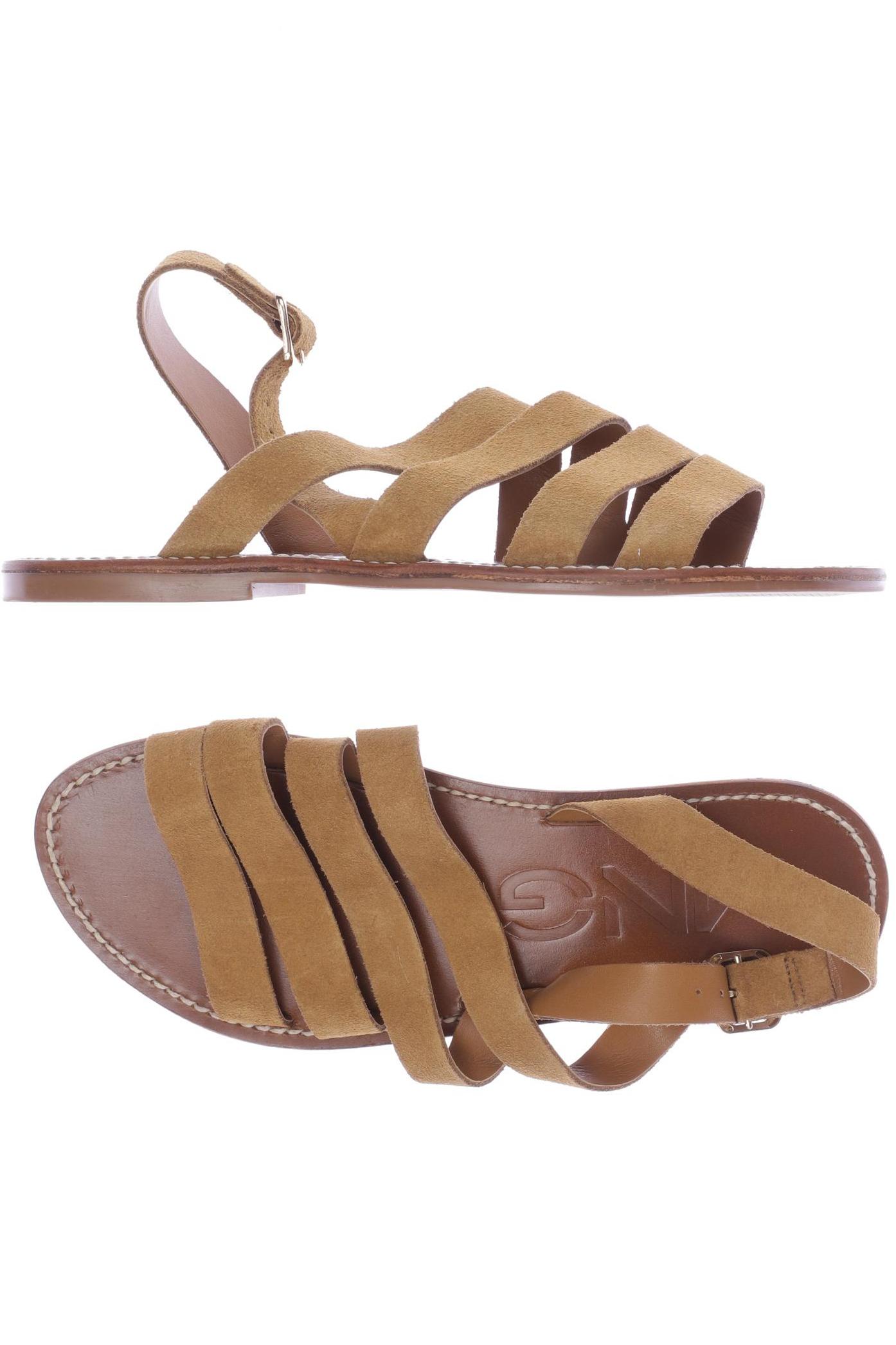 

Mango Damen Sandale, braun, Gr. 36