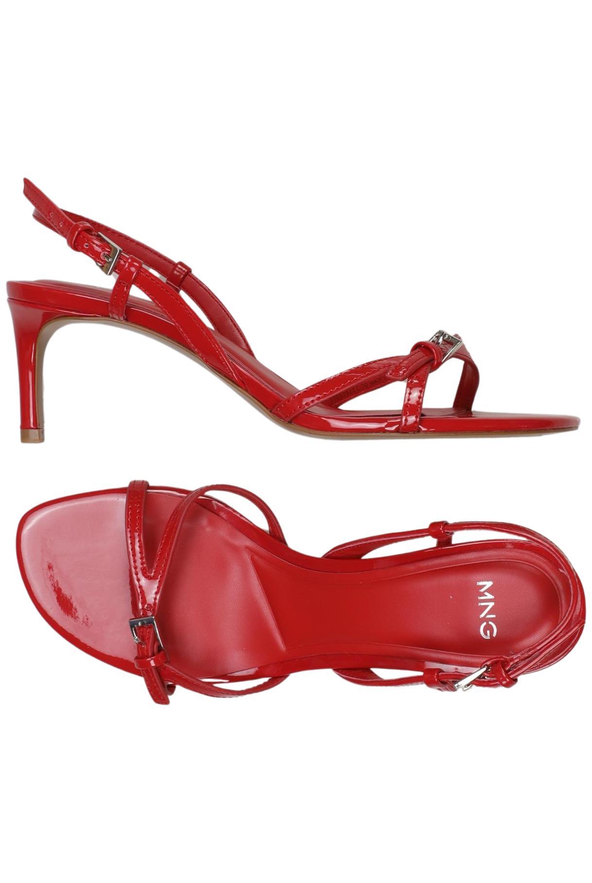 

Mango Damen Sandale, rot, Gr. 37