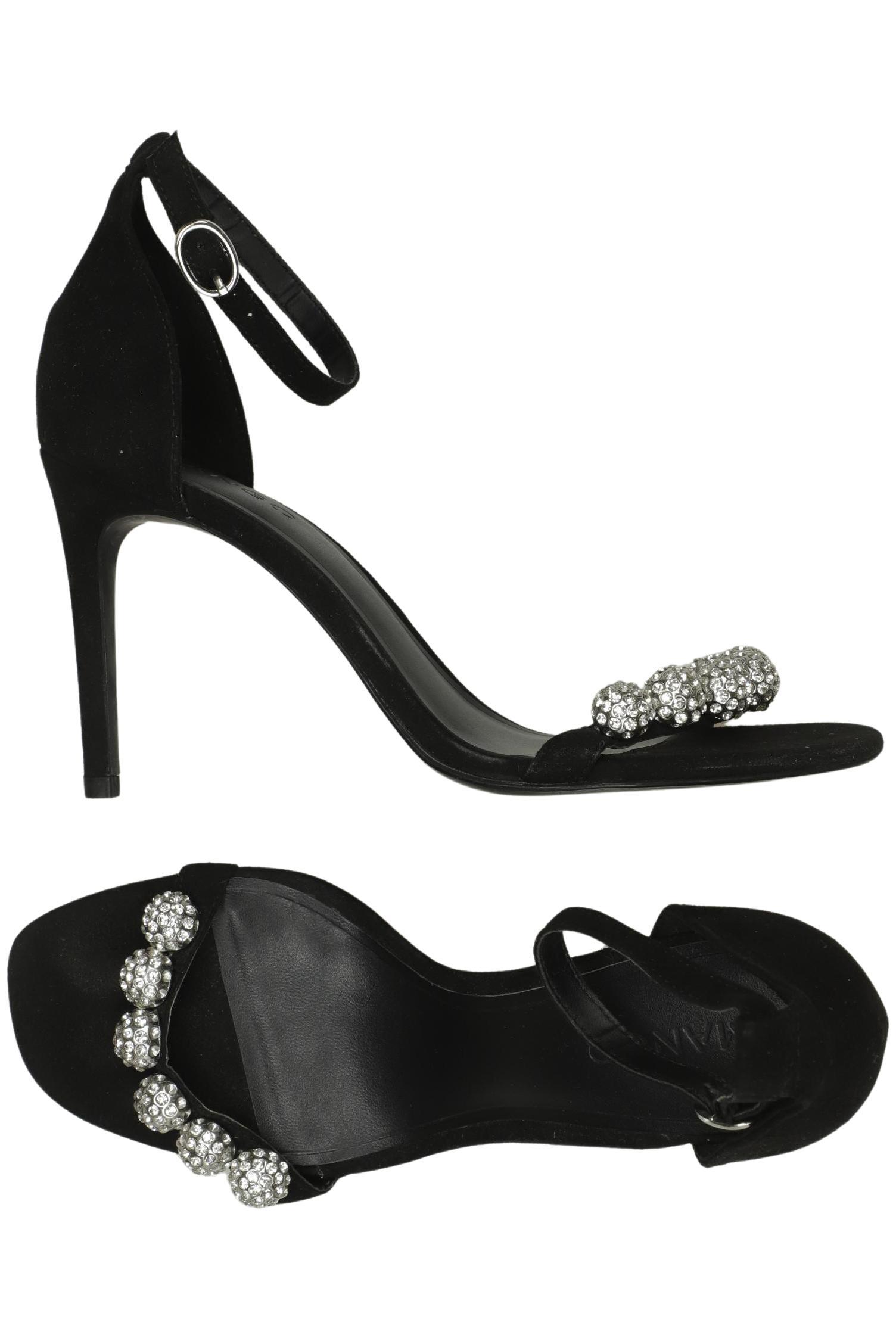 

Mango Damen Sandale, schwarz, Gr. 40