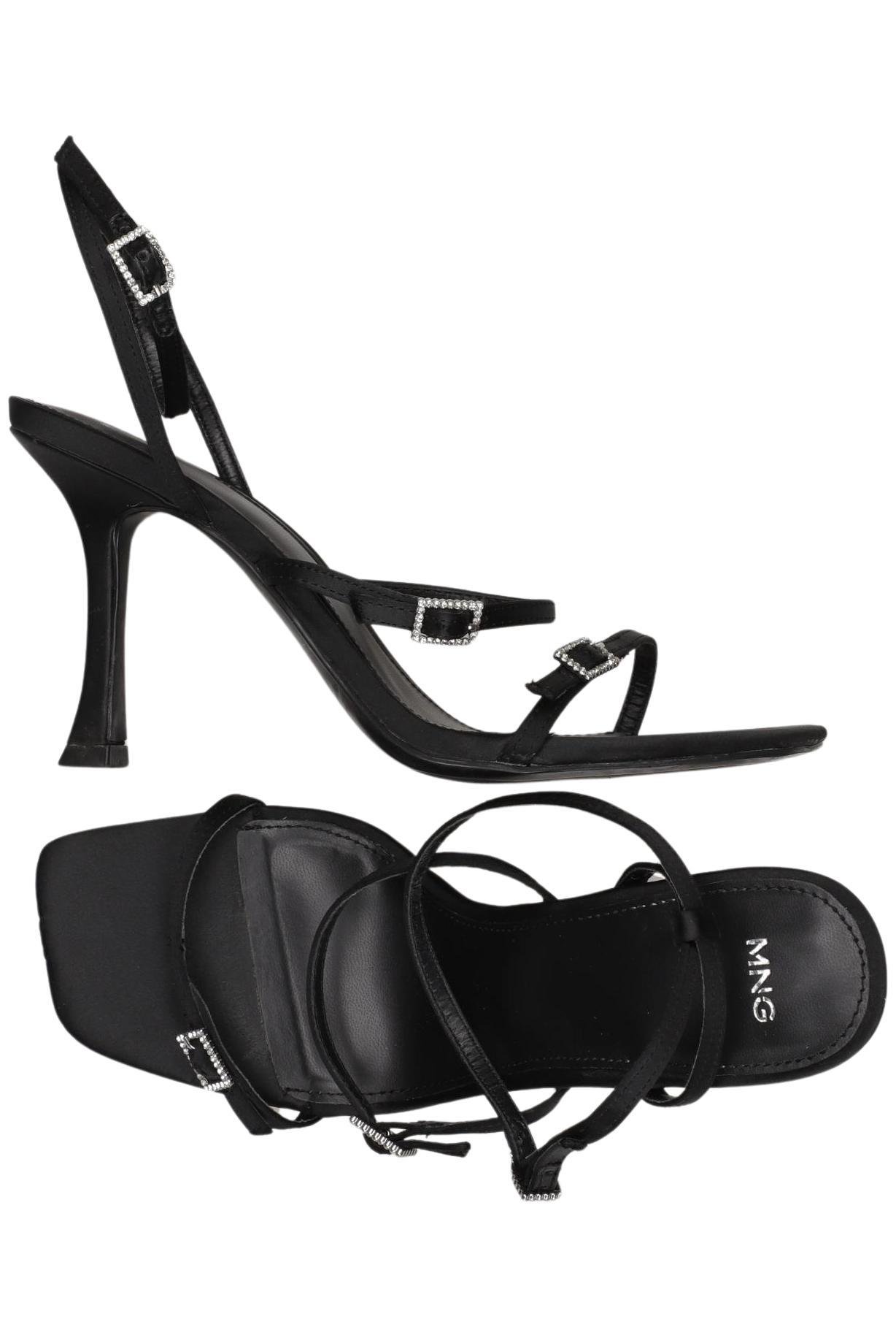 

Mango Damen Sandale, schwarz, Gr. 38