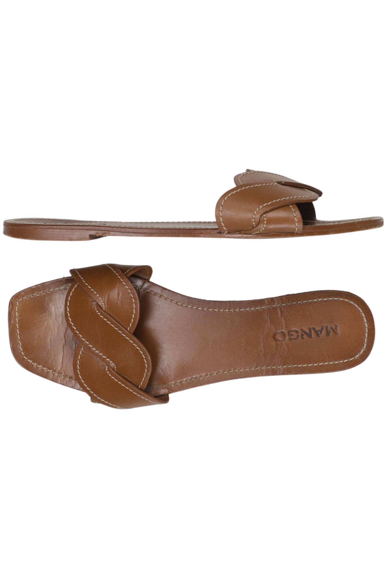 

Mango Damen Sandale, braun, Gr. 39