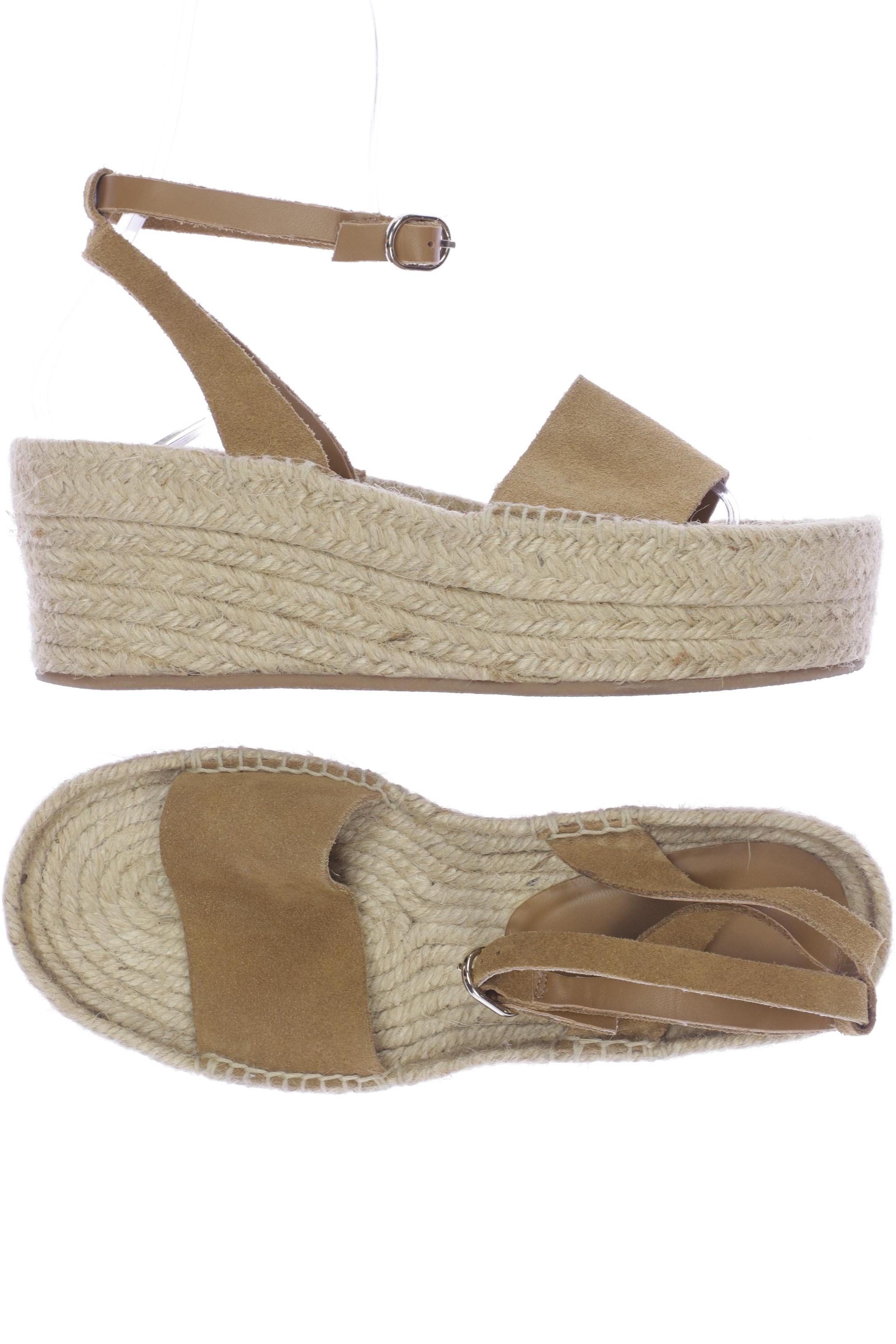 

Mango Damen Sandale, beige, Gr. 36