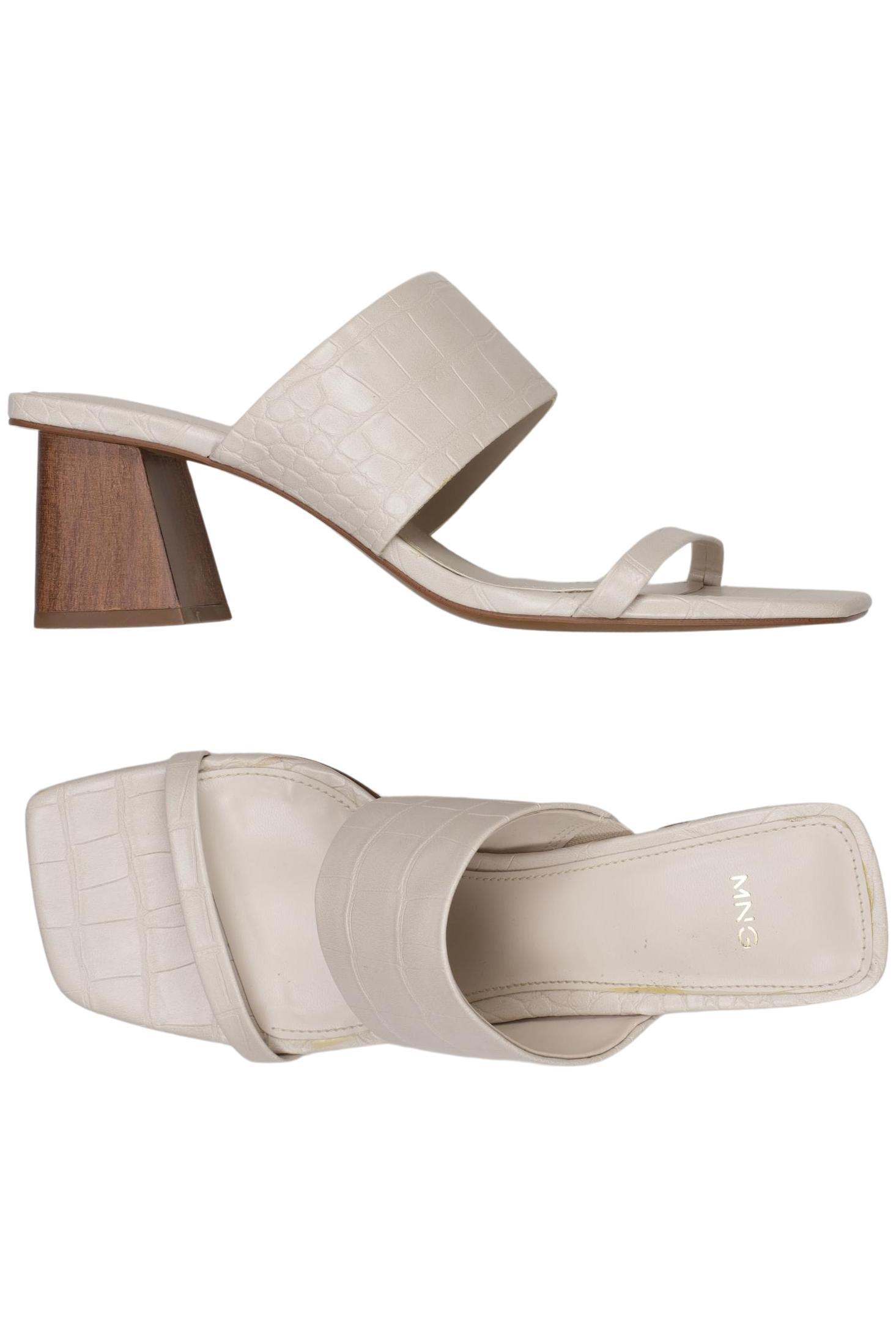 

Mango Damen Sandale, cremeweiß, Gr. 39