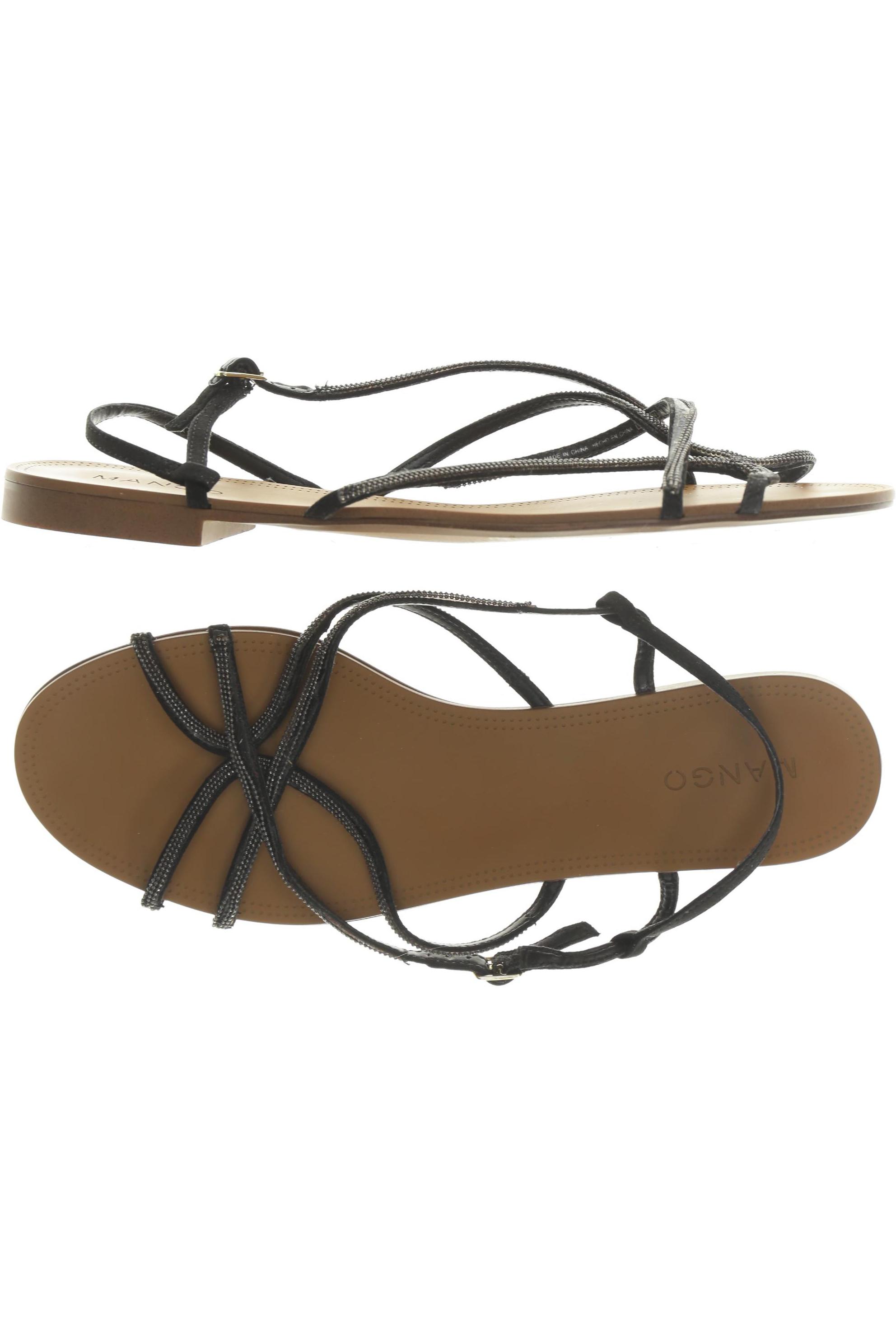 

Mango Damen Sandale, schwarz, Gr. 38