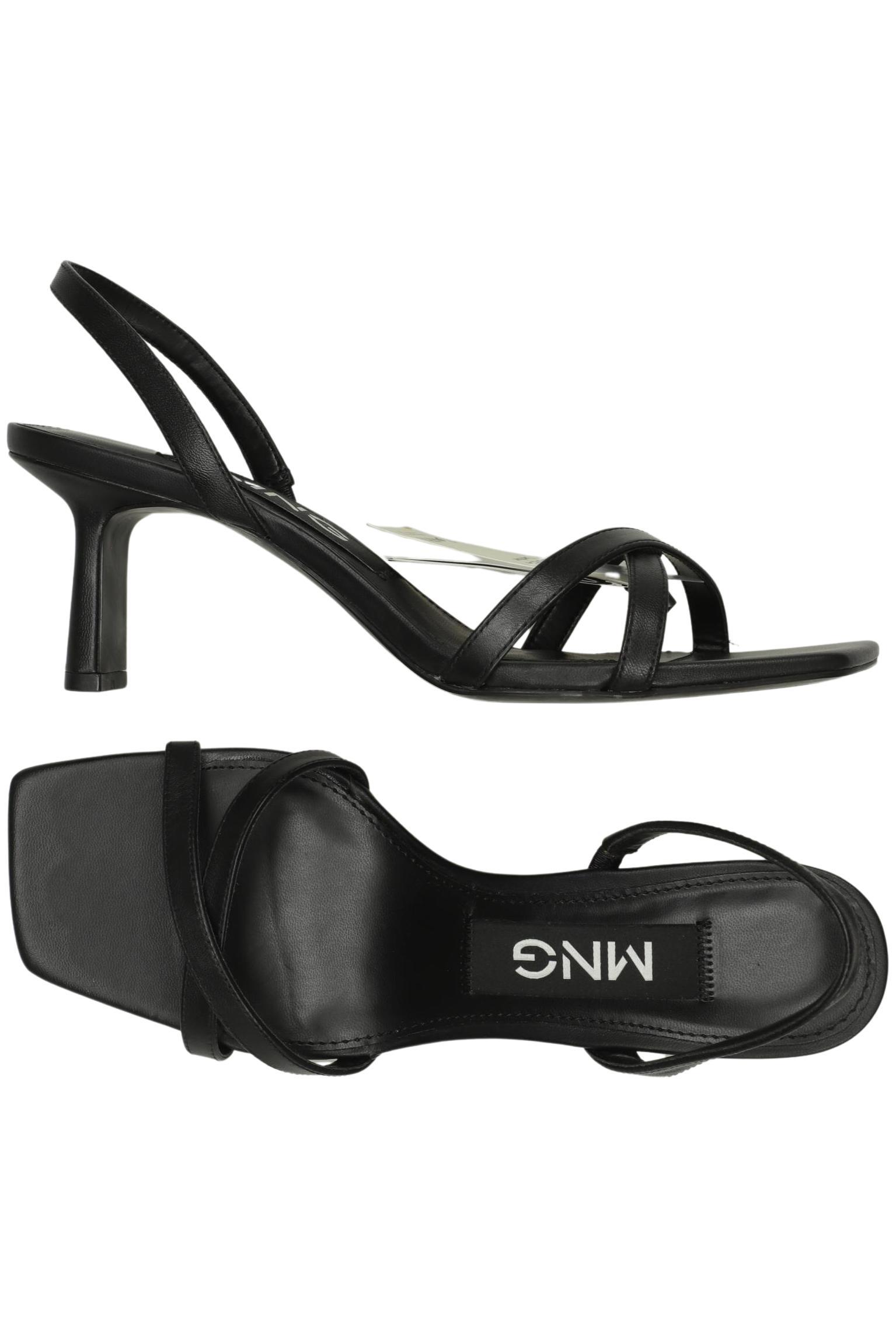 Thumbnail - Mango Damen Sandale, schwarz, Gr. 39
