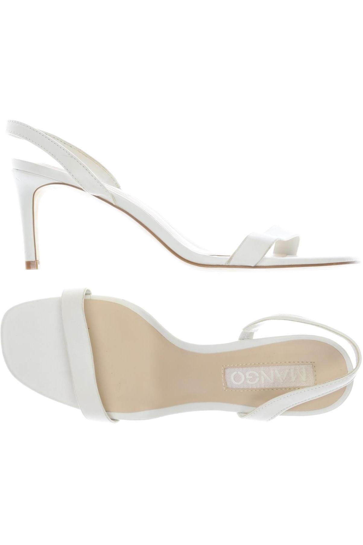 

Mango Damen Sandale, weiß, Gr. 37