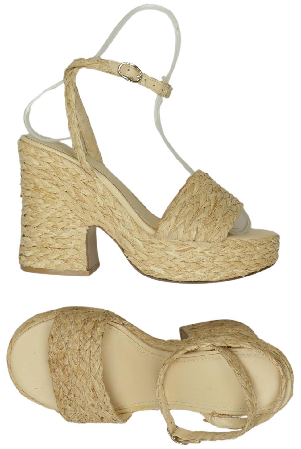 

Mango Damen Sandale, beige, Gr. 39