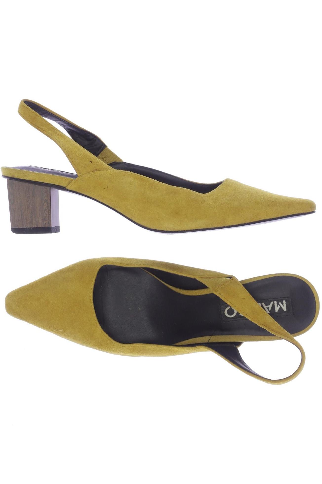 

Mango Damen Sandale, gelb, Gr. 36