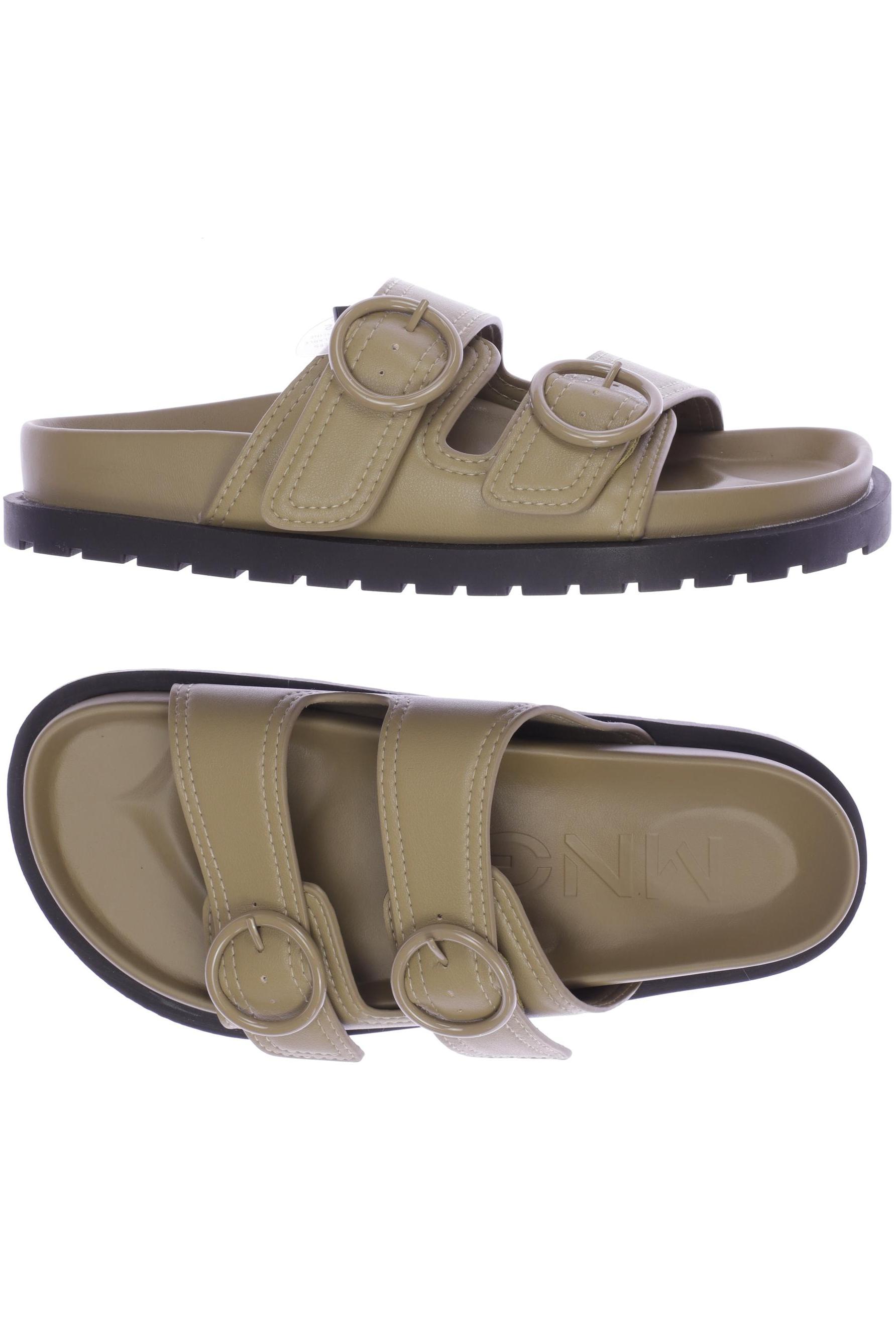

Mango Damen Sandale, grün, Gr. 38