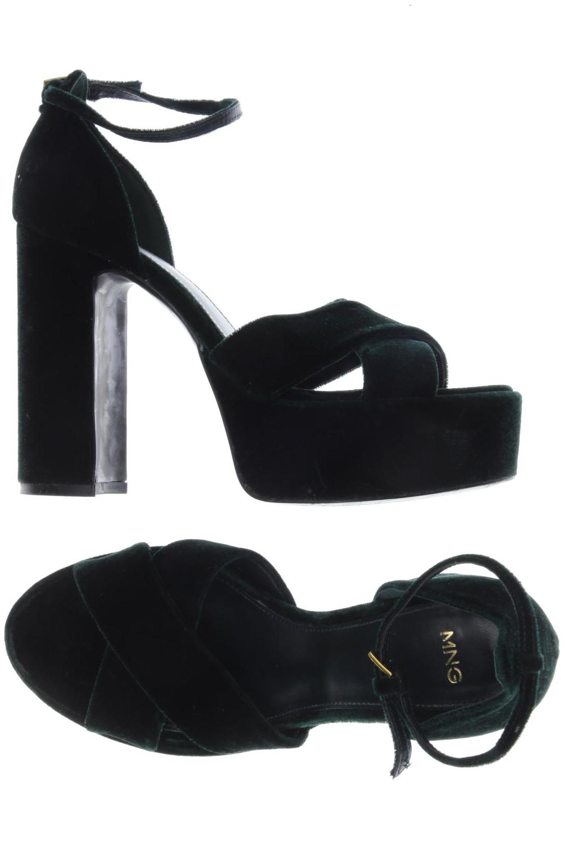 

Mango Damen Sandale, grün, Gr. 36