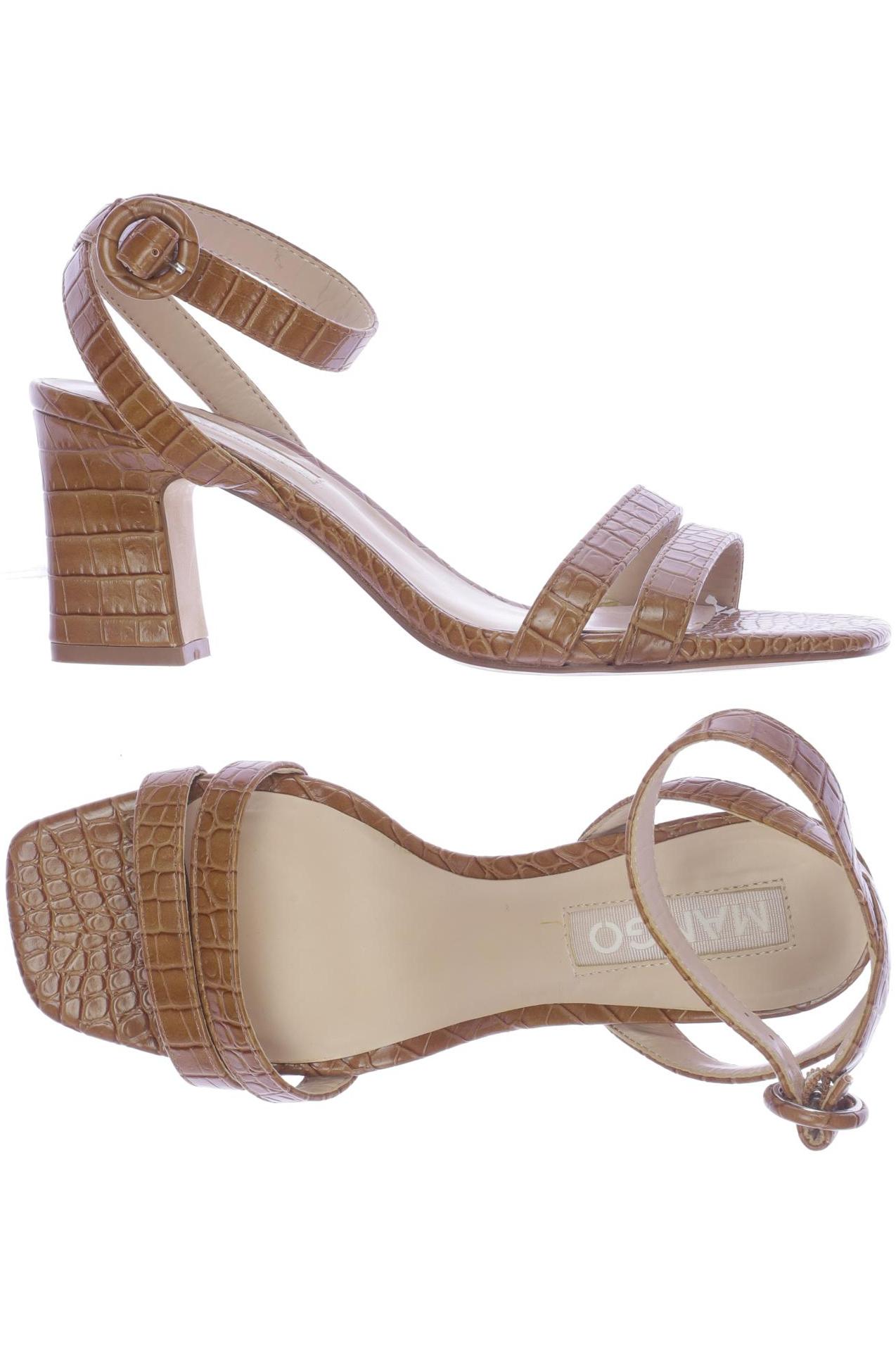 

Mango Damen Sandale, braun, Gr. 37