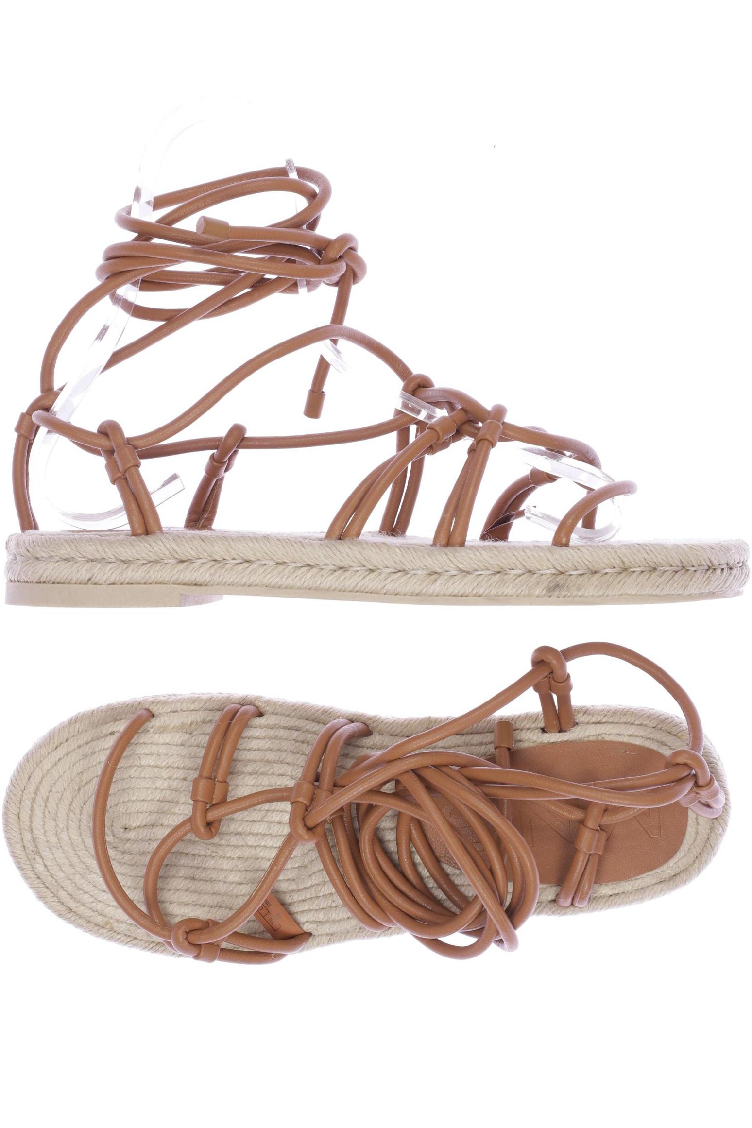 

Mango Damen Sandale, braun, Gr. 39