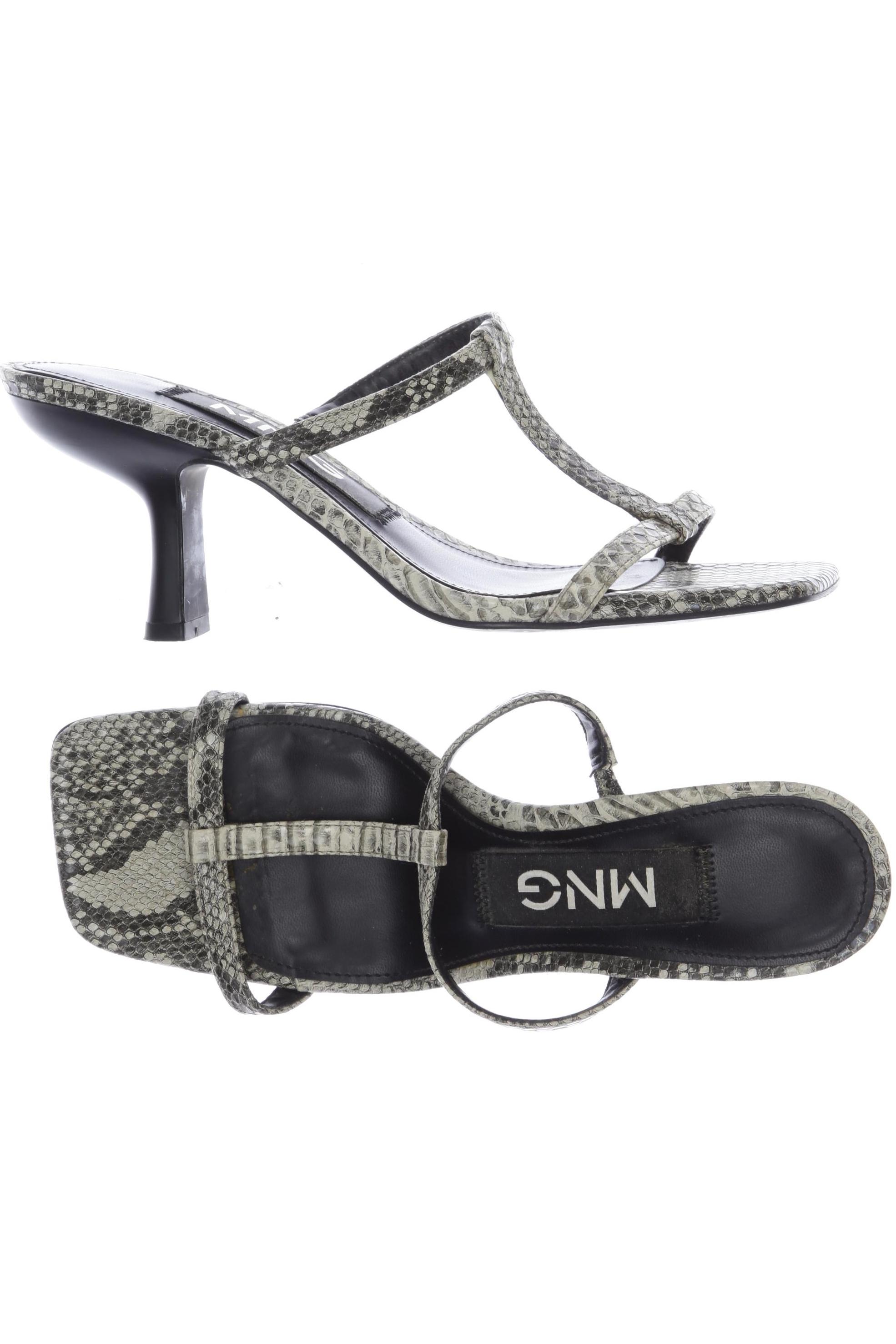 

Mango Damen Sandale, grau, Gr. 37