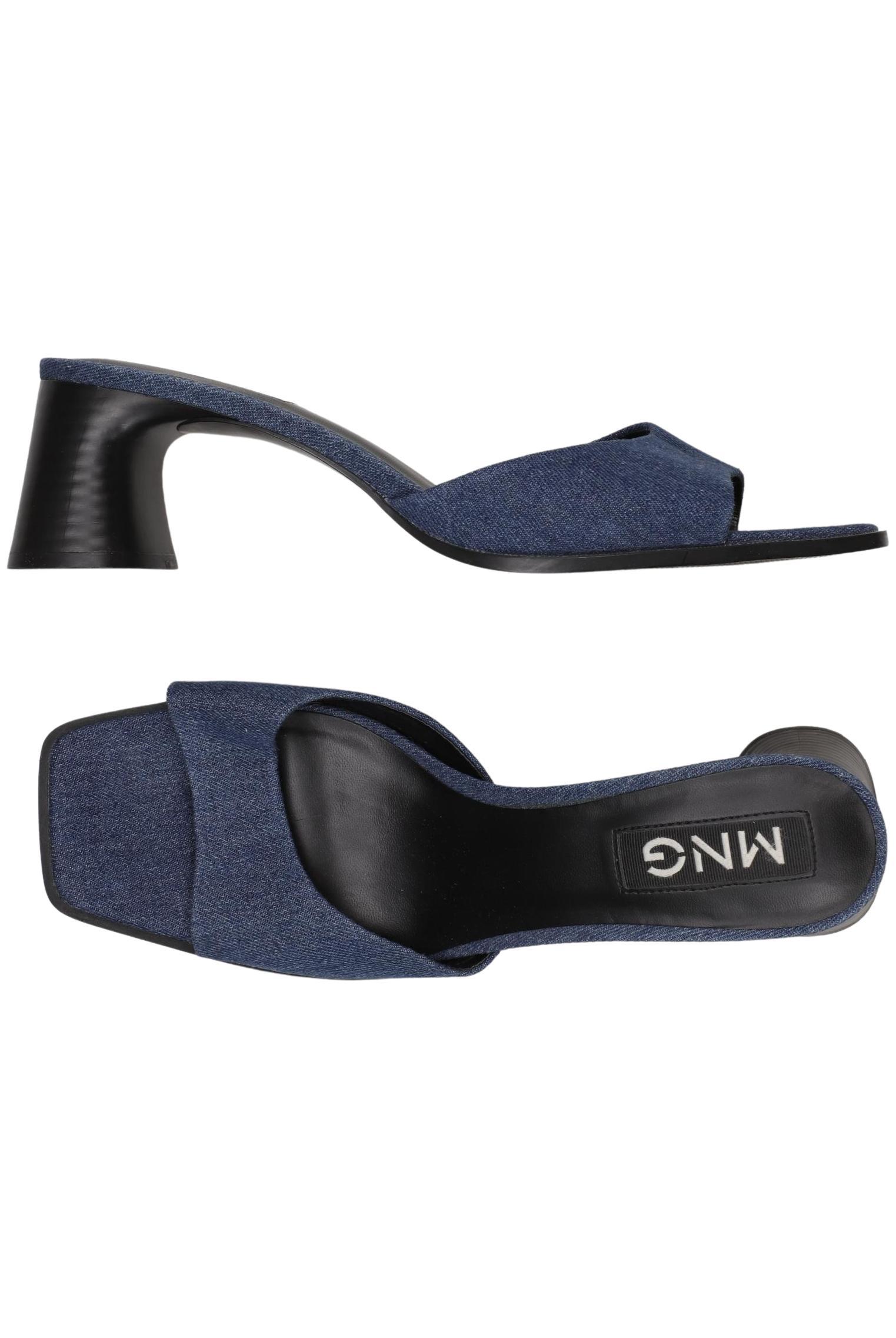 

Mango Damen Sandale, blau, Gr. 42