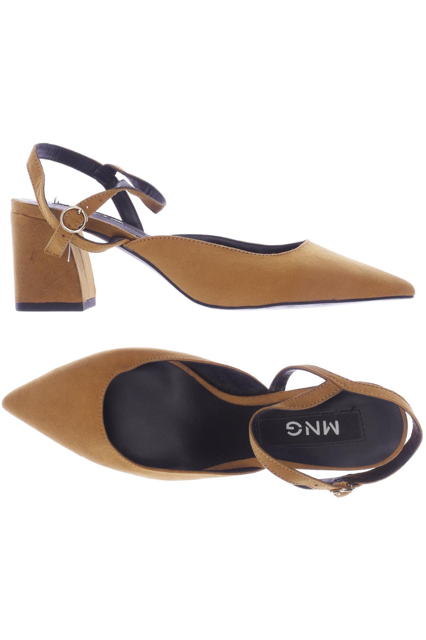 

Mango Damen Sandale, orange, Gr. 36
