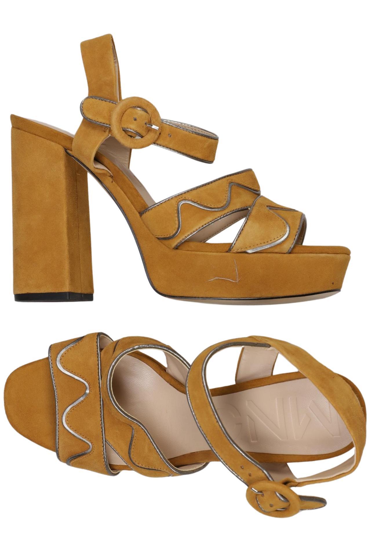 

Mango Damen Sandale, gelb, Gr. 39