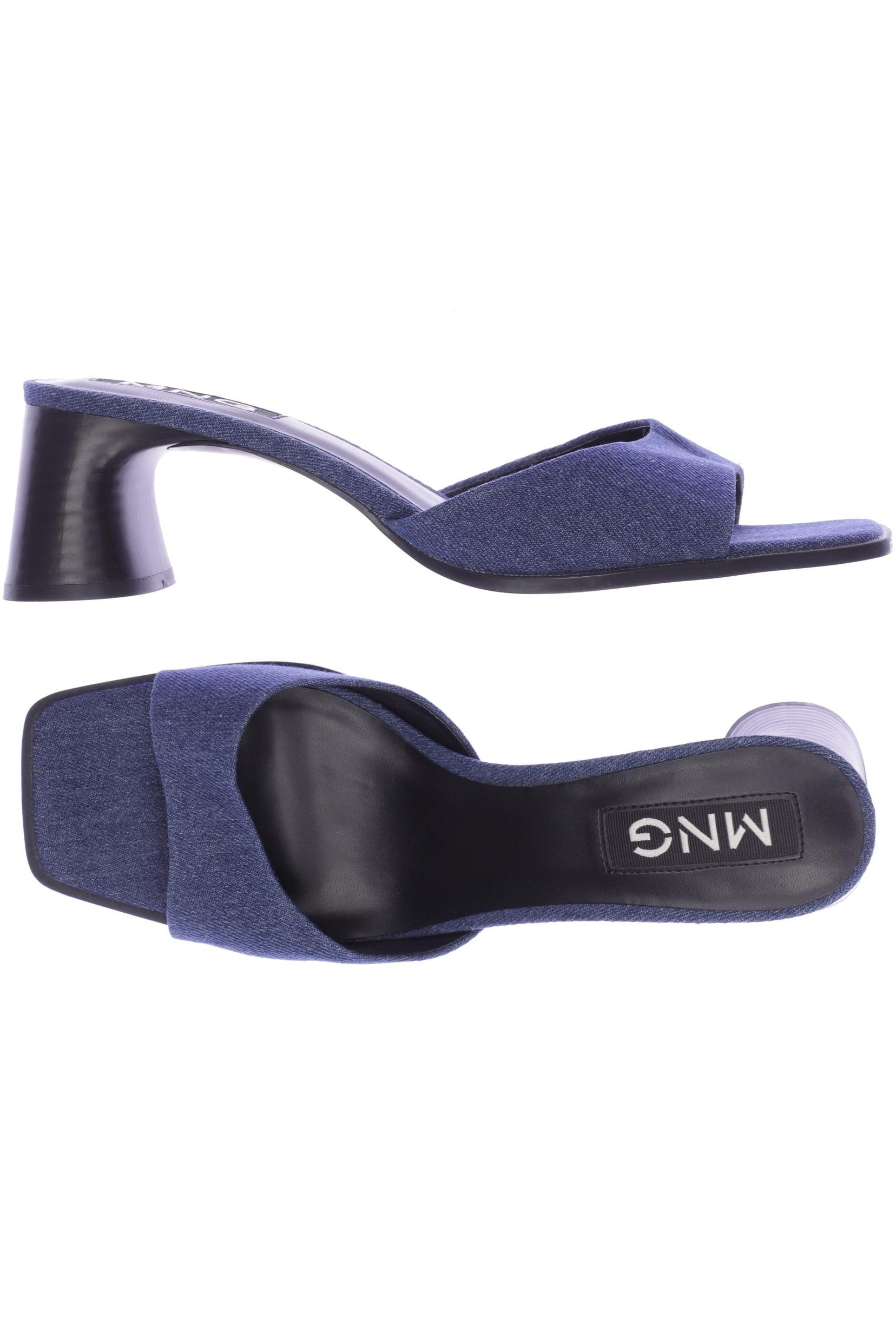 

Mango Damen Sandale, blau, Gr. 42