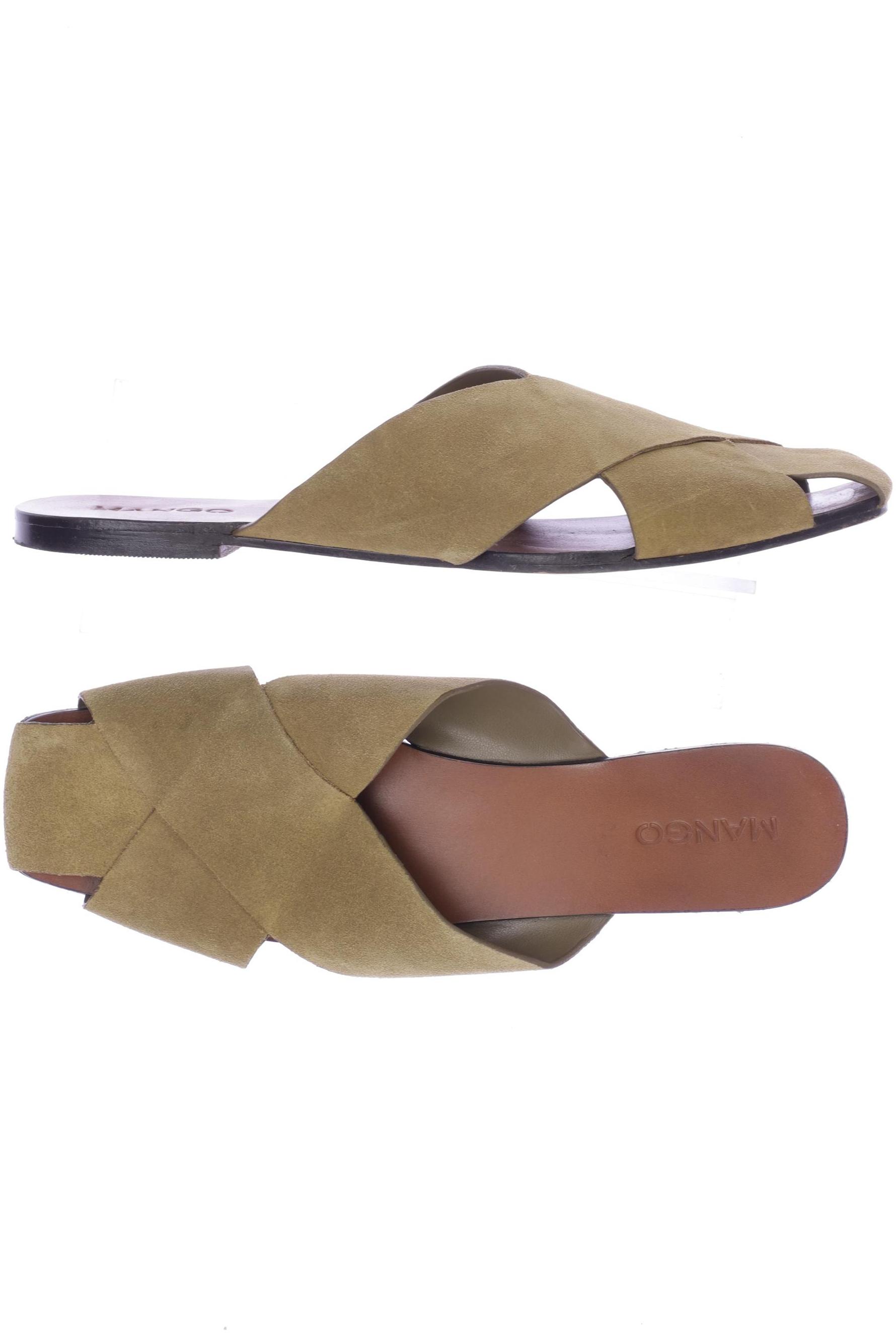 

Mango Damen Sandale, grün, Gr. 40