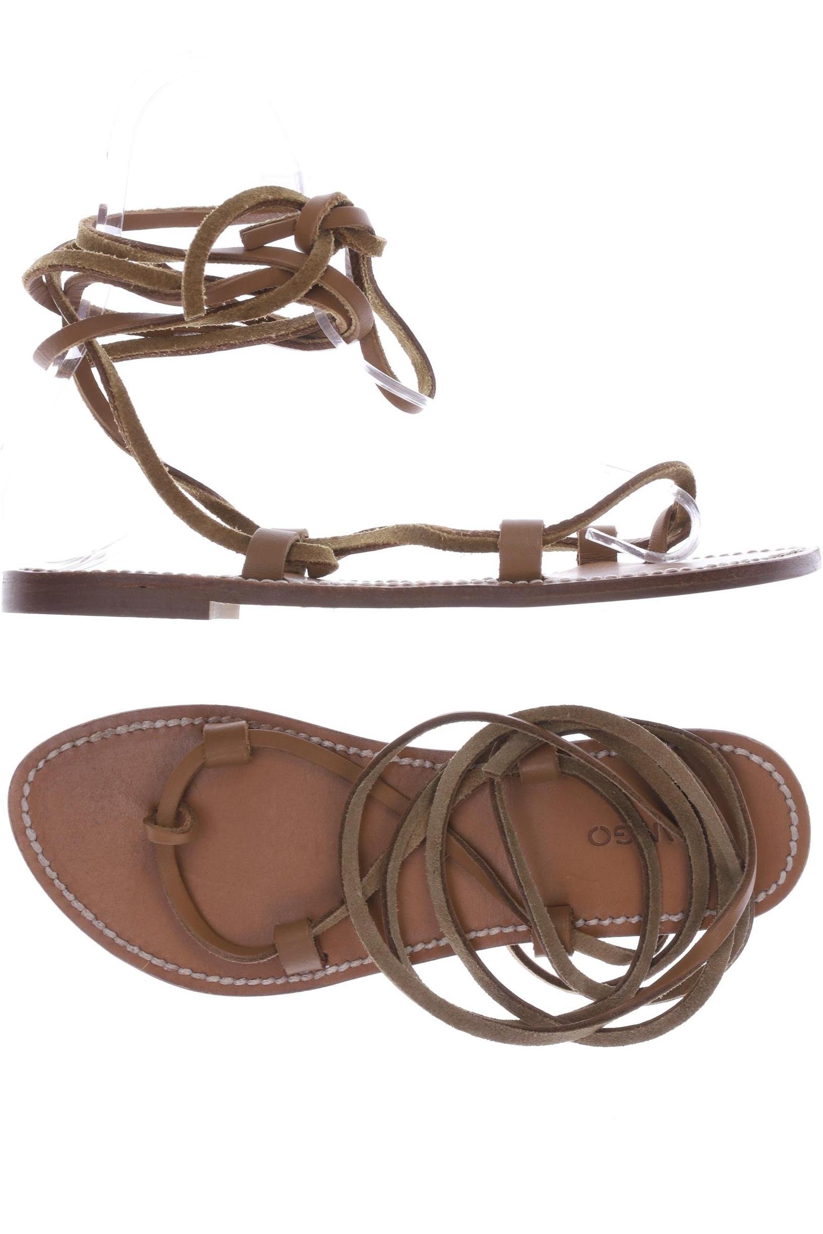 

MANGO Damen Sandale, braun