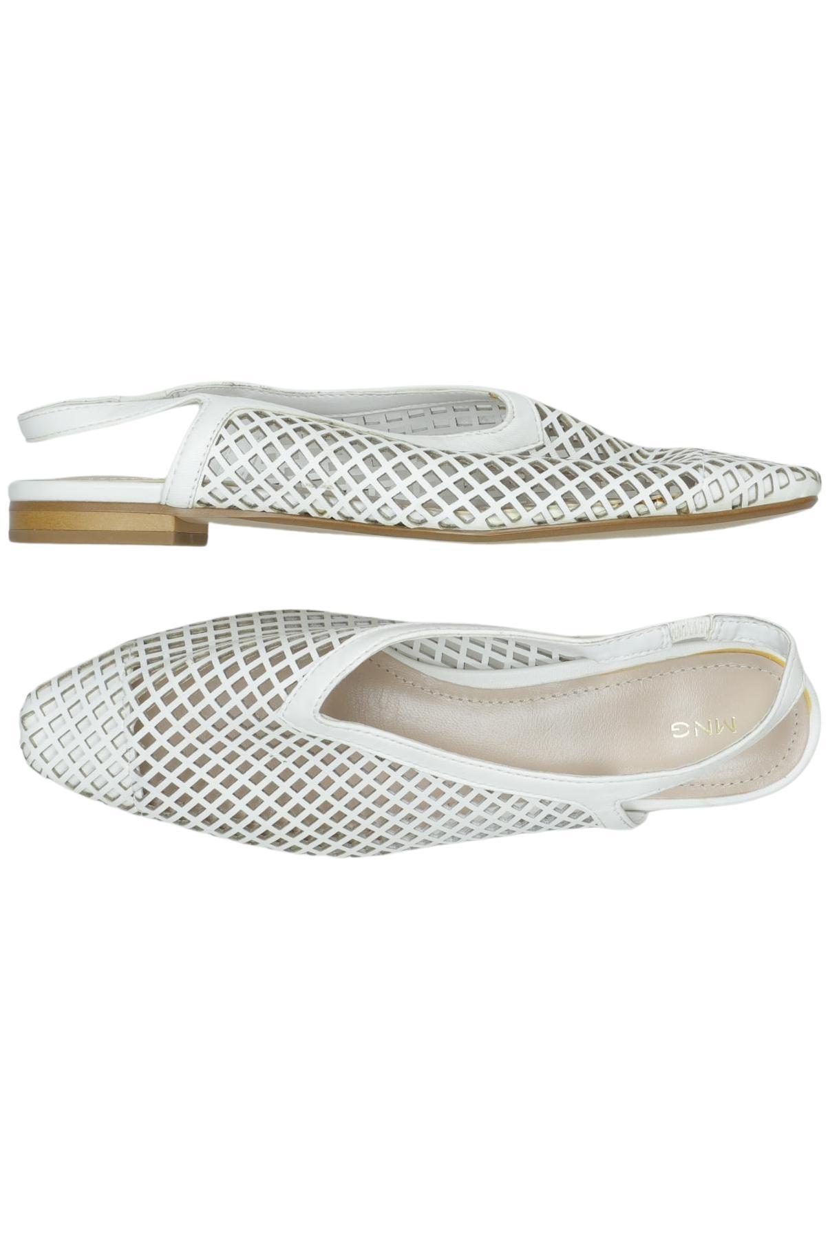 

Mango Damen Sandale, weiß, Gr. 37