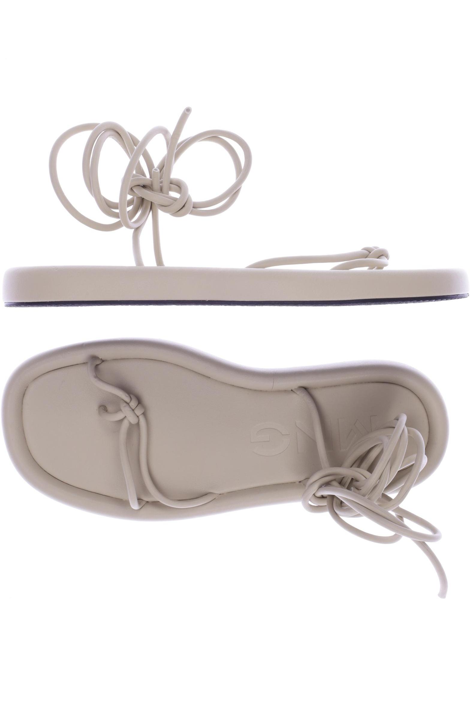 

MANGO Damen Sandale, beige