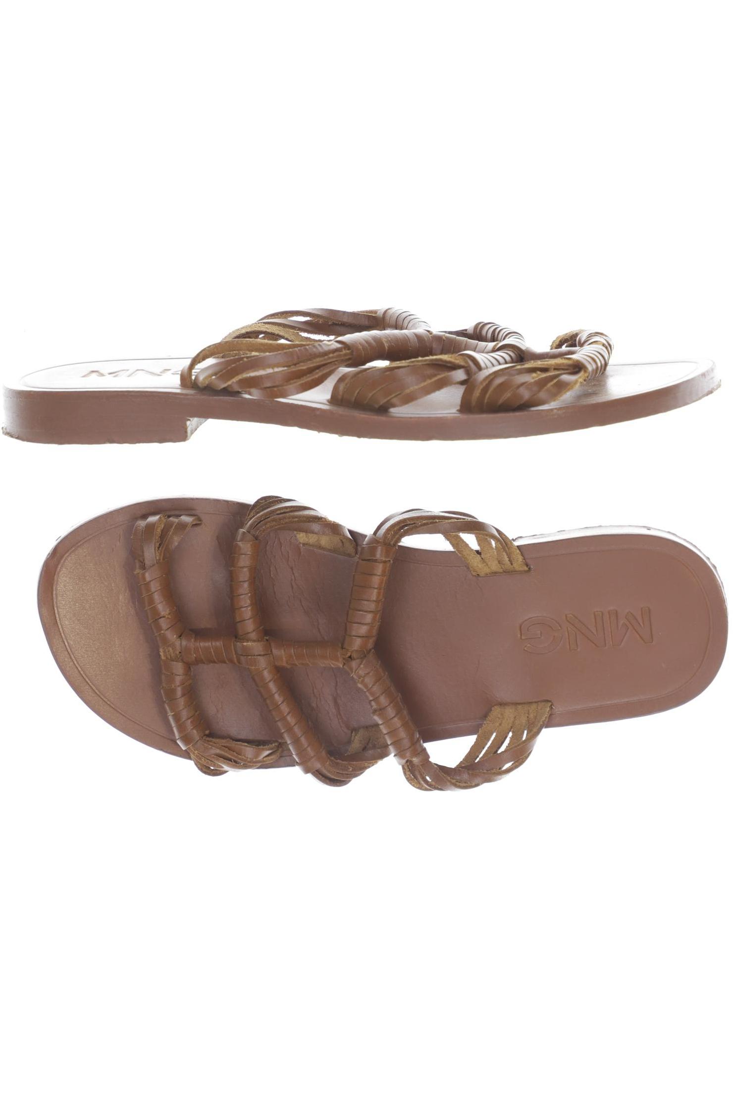 

MANGO Damen Sandale, braun