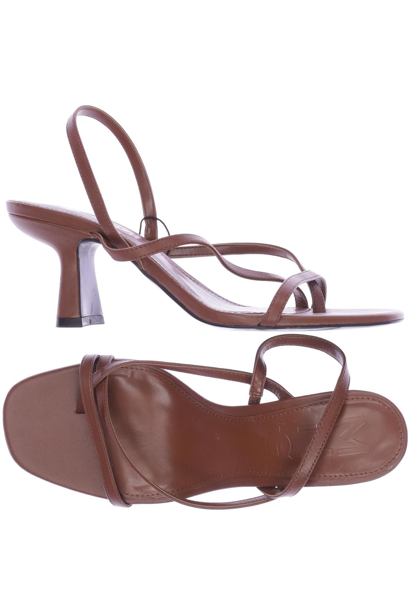 

Mango Damen Sandale, braun, Gr. 38