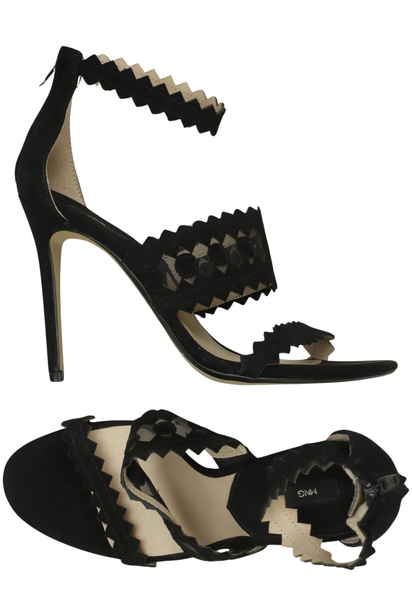 

Mango Damen Sandale, schwarz, Gr. 38