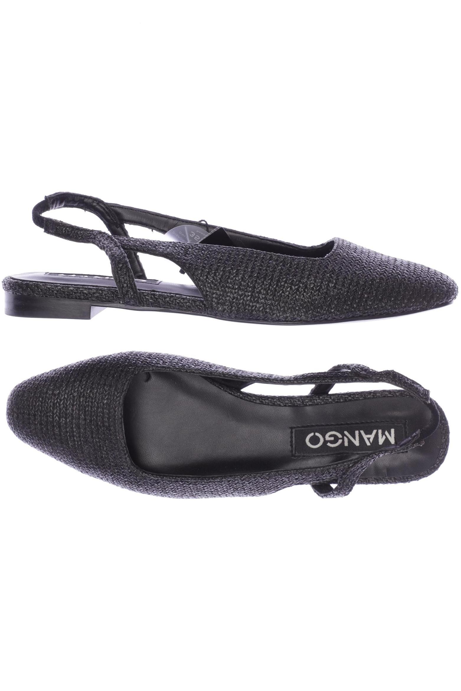 

MANGO Damen Sandale, schwarz