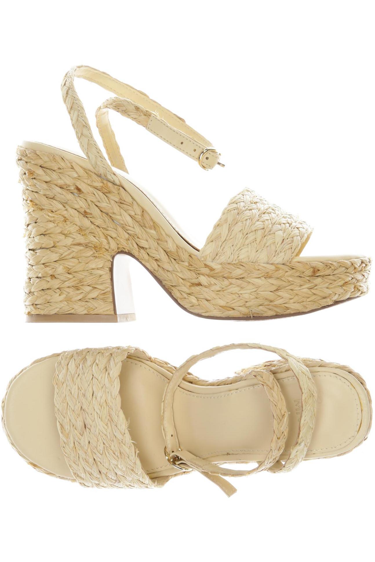 

Mango Damen Sandale, beige, Gr. 37