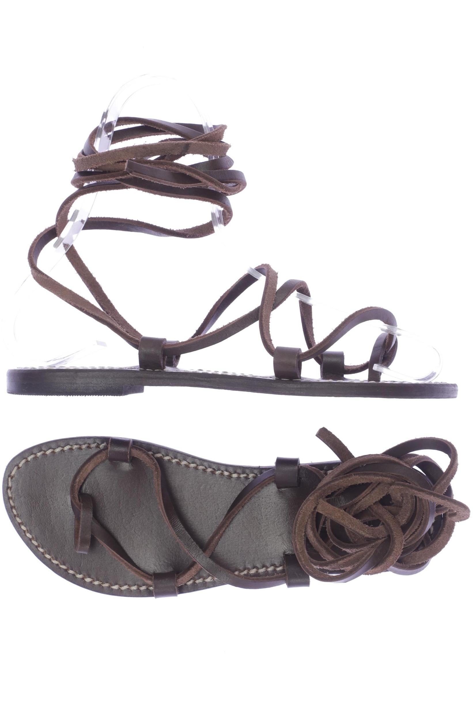 

Mango Damen Sandale, braun, Gr. 35