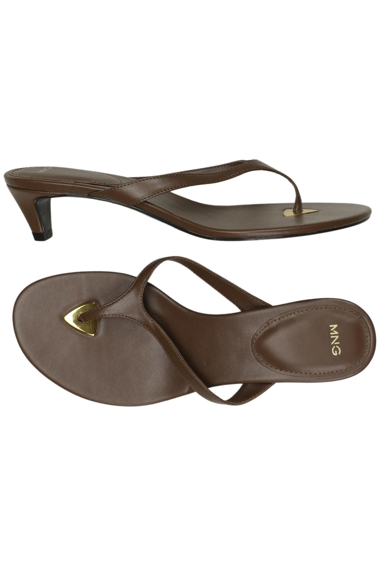 

Mango Damen Sandale, braun, Gr. 38