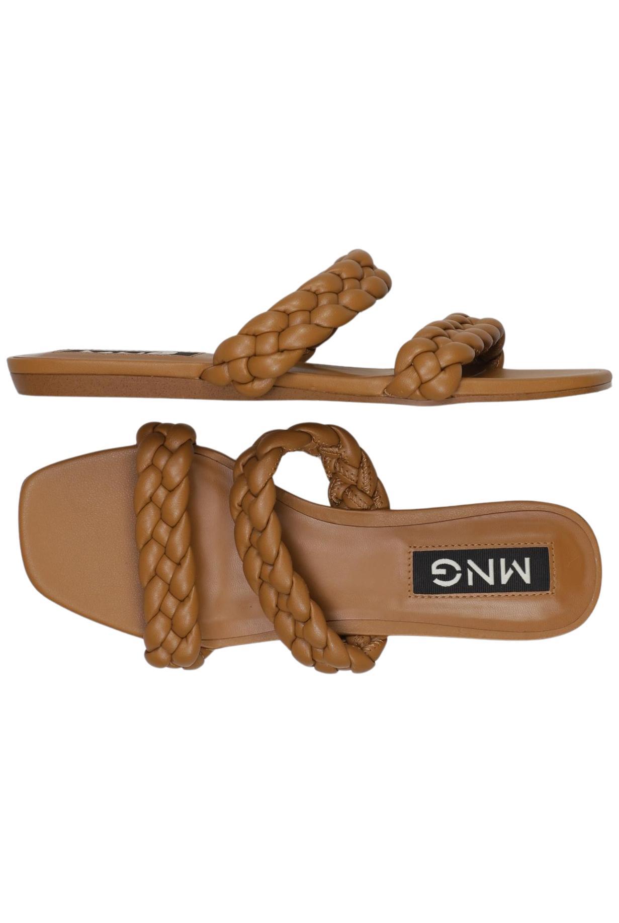 

Mango Damen Sandale, braun, Gr. 39