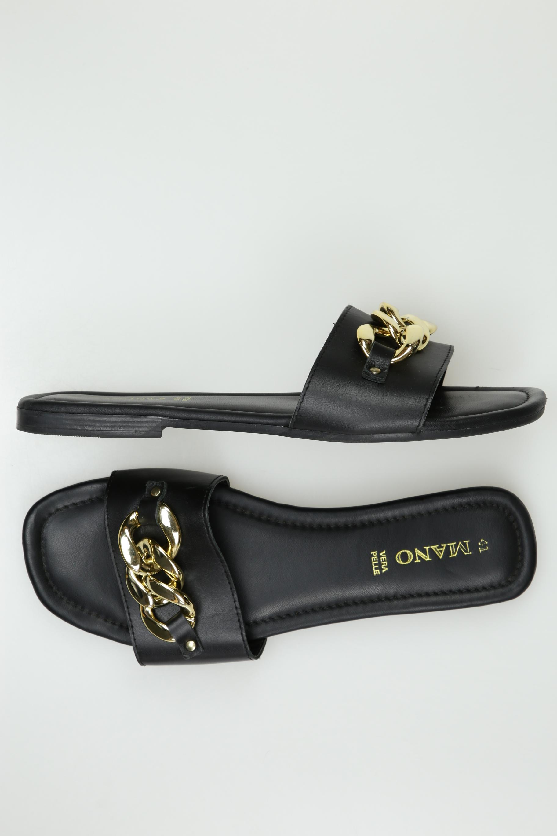 

Mango Damen Sandale, schwarz, Gr. 41