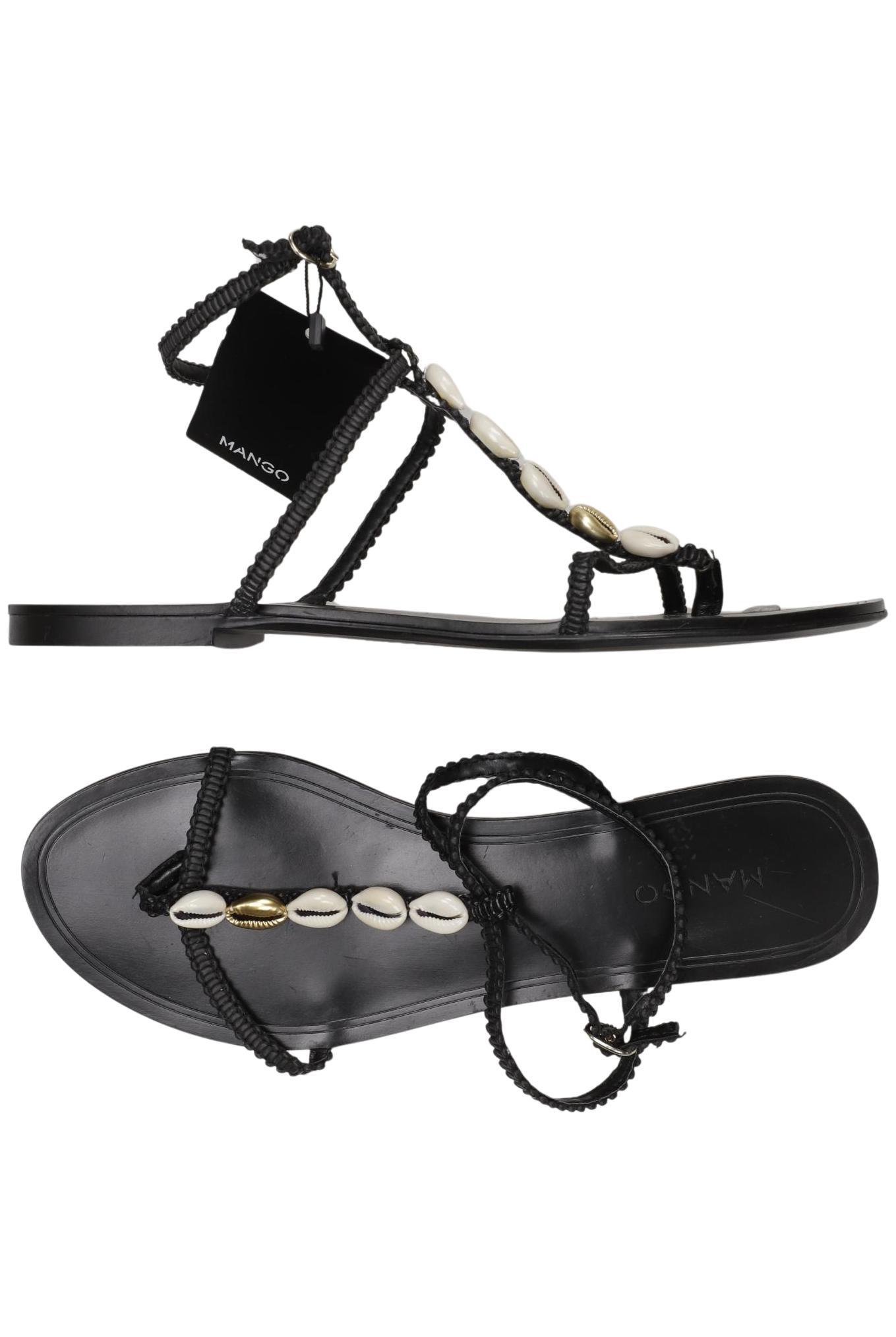 

Mango Damen Sandale, schwarz, Gr. 39