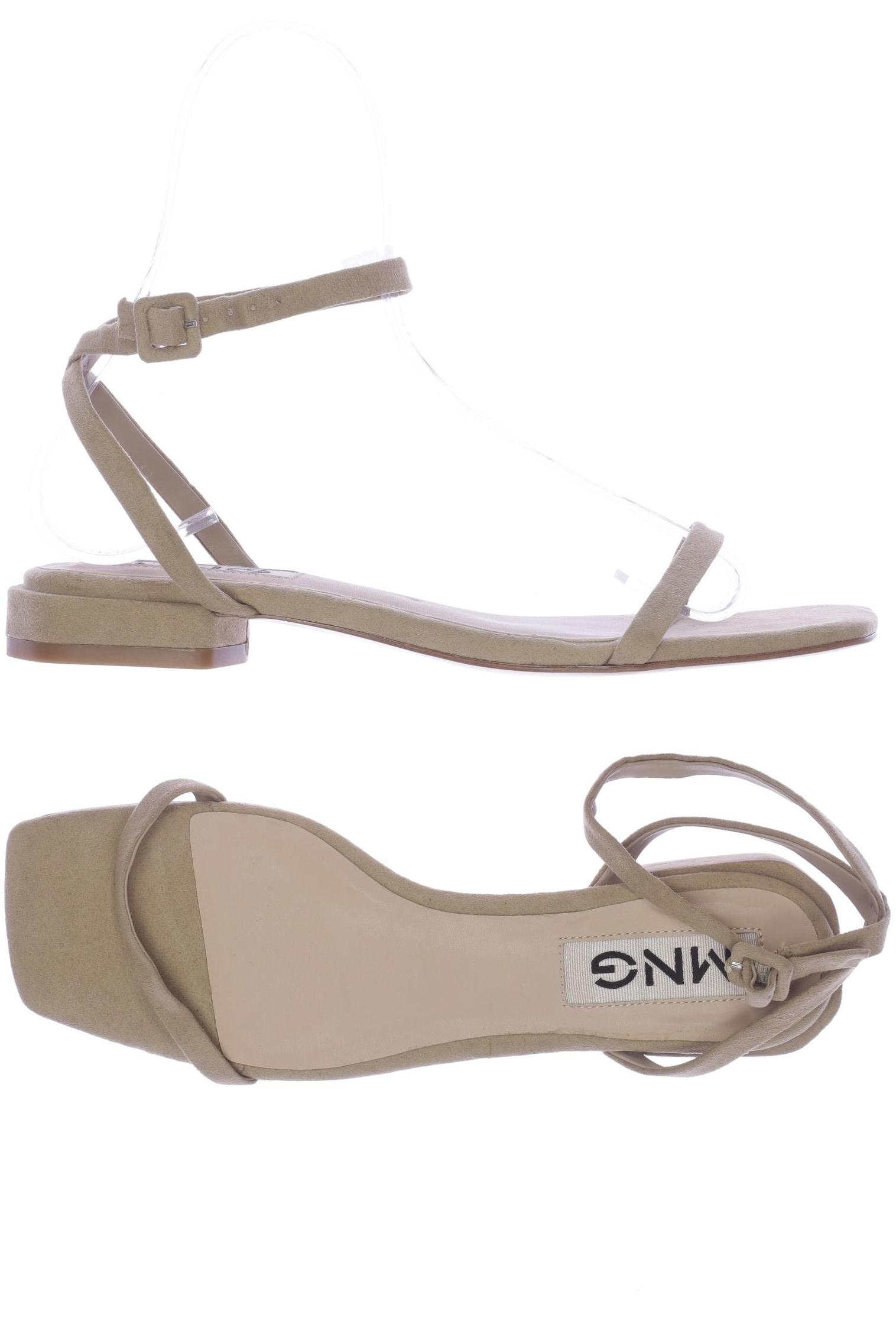 

Mango Damen Sandale, beige, Gr. 39