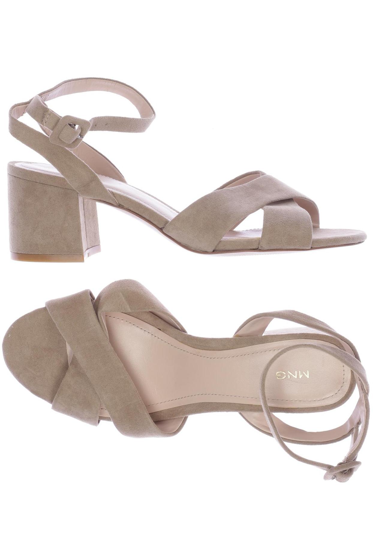 

MANGO Damen Sandale, beige