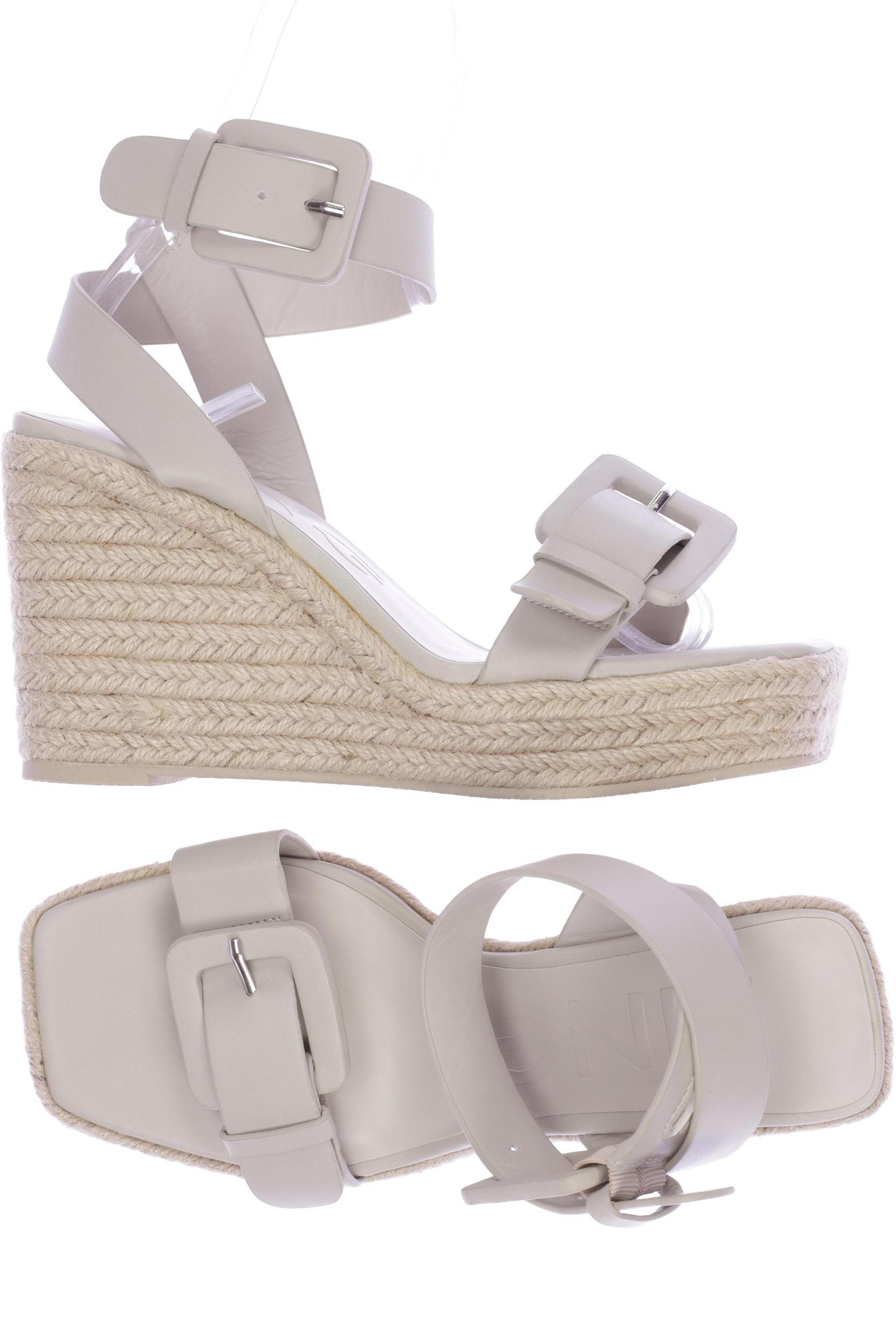 

Mango Damen Sandale, beige, Gr. 37