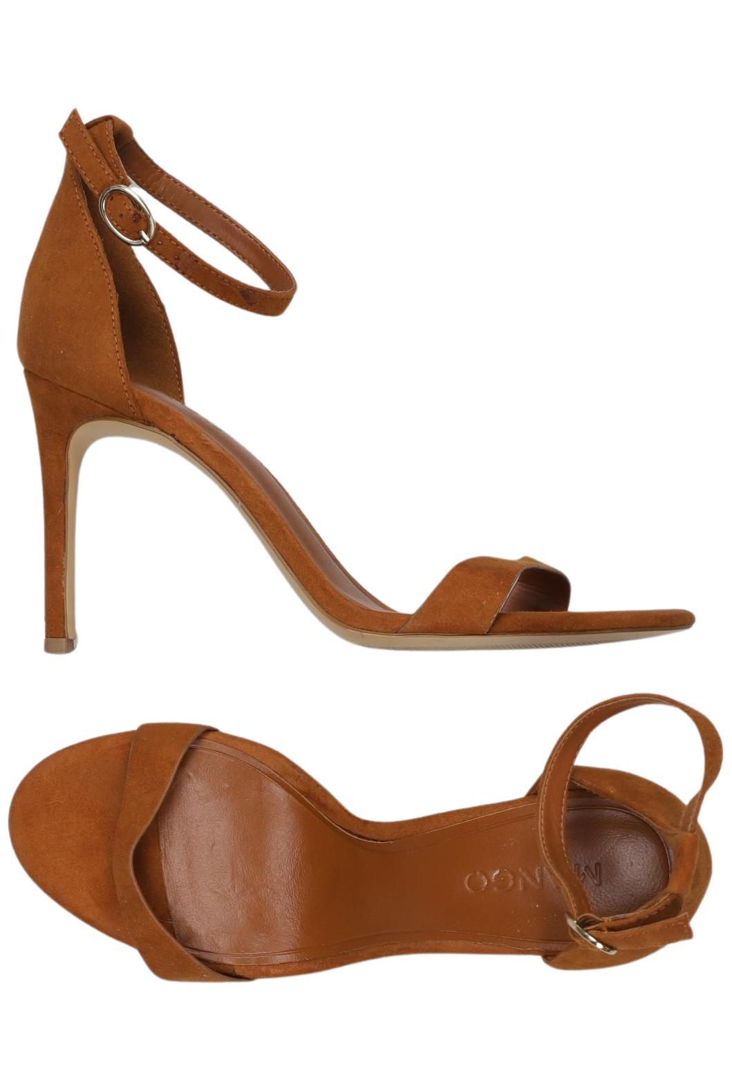 

Mango Damen Sandale, braun, Gr. 39