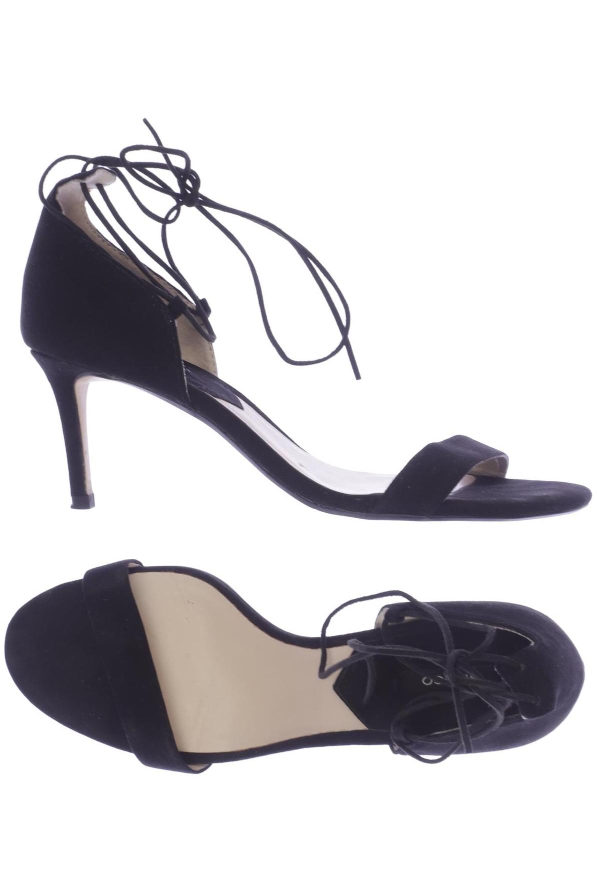 

MANGO Damen Sandale, schwarz