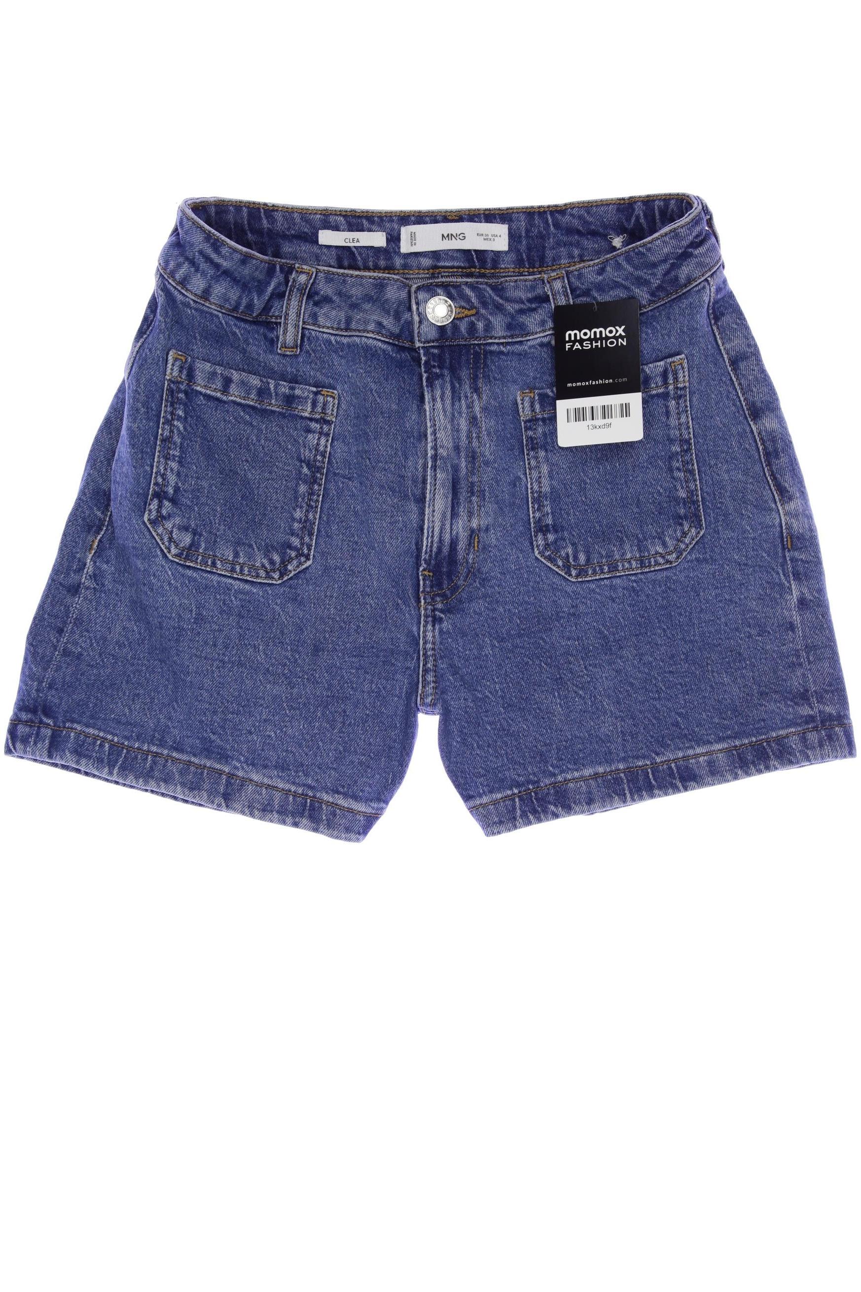 

Mango Damen Shorts, blau, Gr. 36